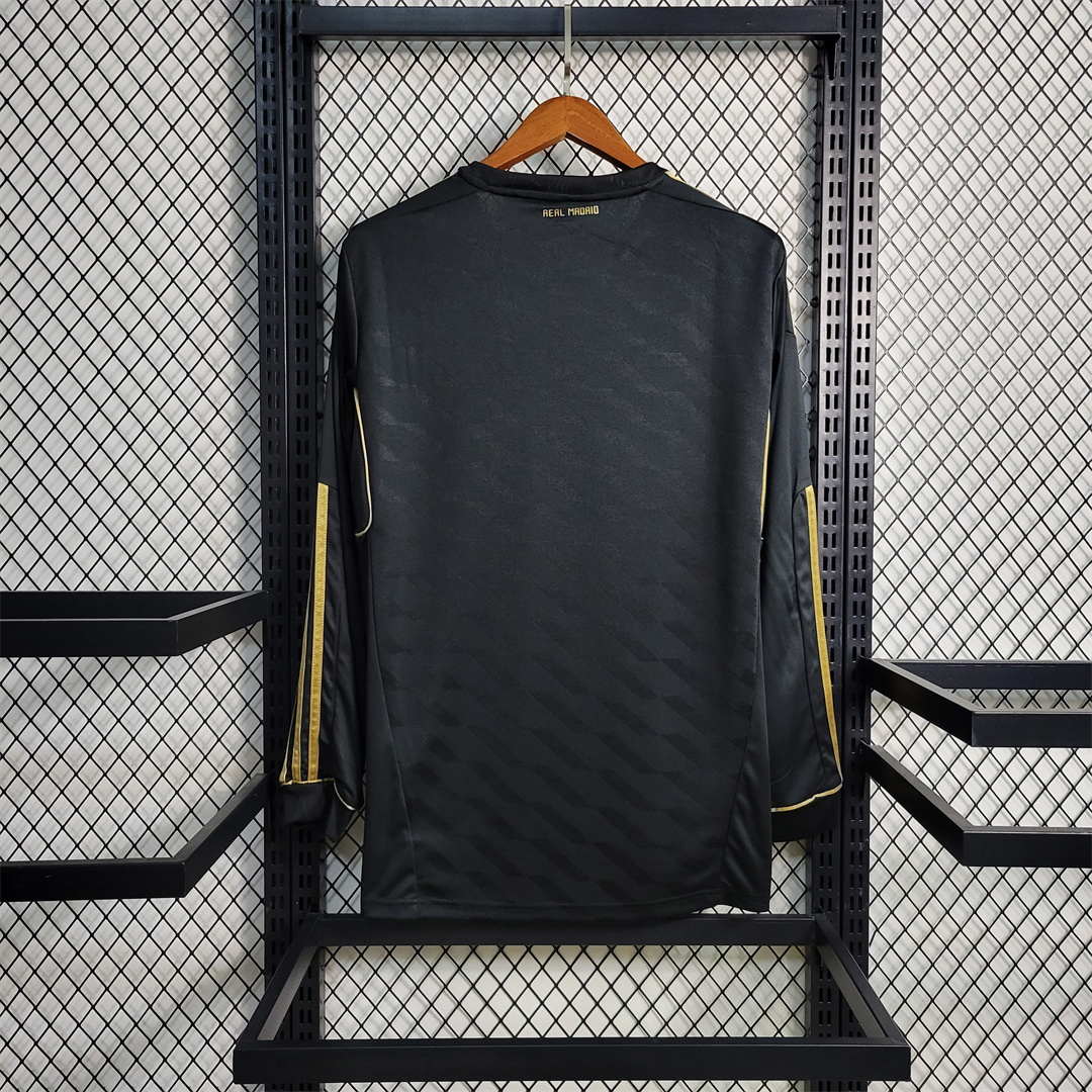 AlphaJersey-Real Madrid Retro 11-12 Away Long Sleeve Jersey