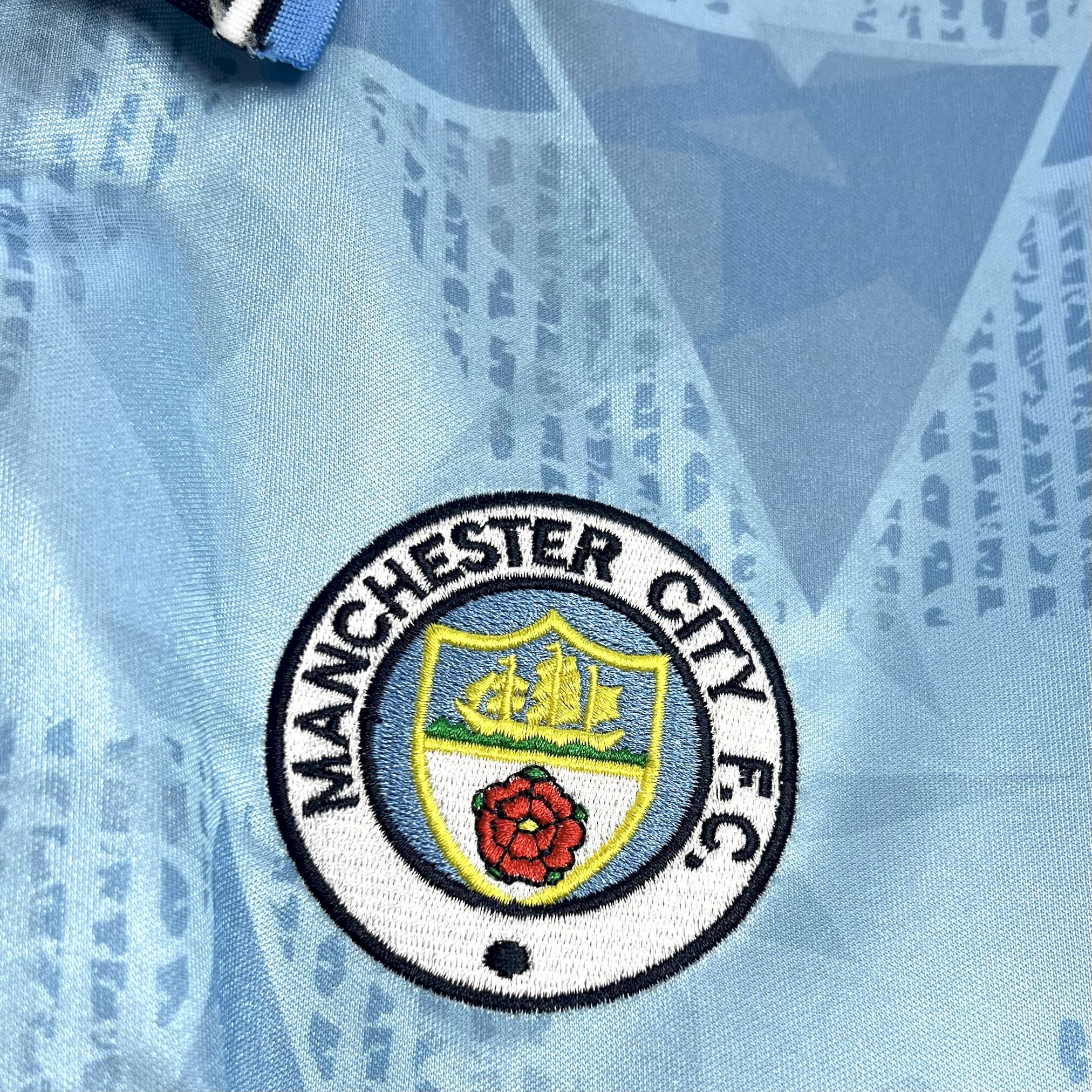 AlphaJersey-Retro Manchester City 1989-91 Home Jersey