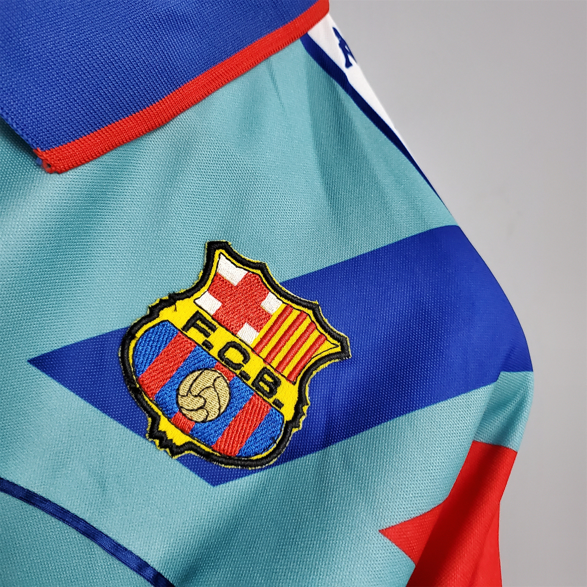 AlphaJersey-Retro Barcelona 92-95 Away Stadium Jersey
