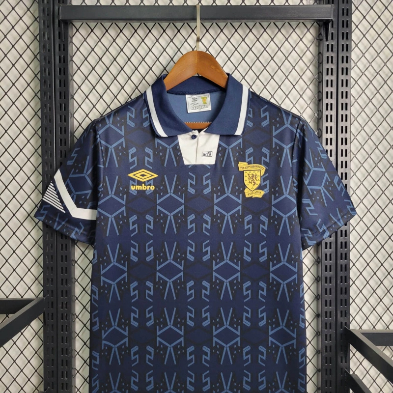 AlphaJersey-Retro S-c-o.t l.a-n.d 1992 Home Stadium Jersey