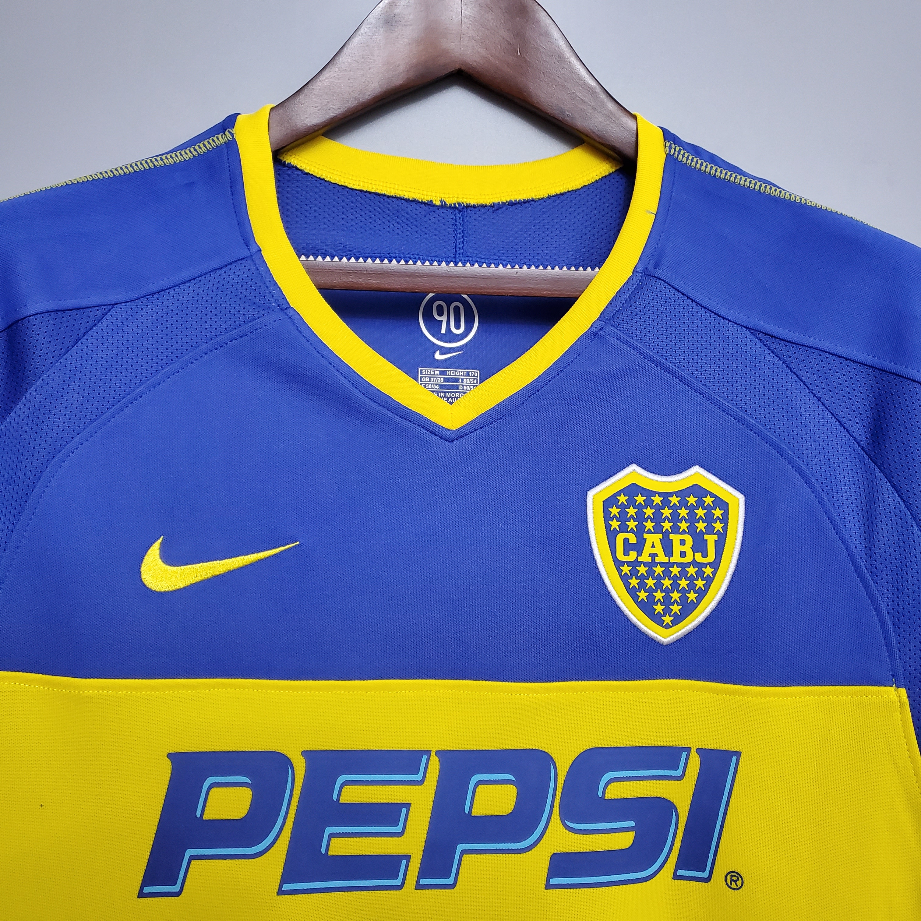 AlphaJersey-Retro Boca Juniors 2003-04 Home Stadium Jersey