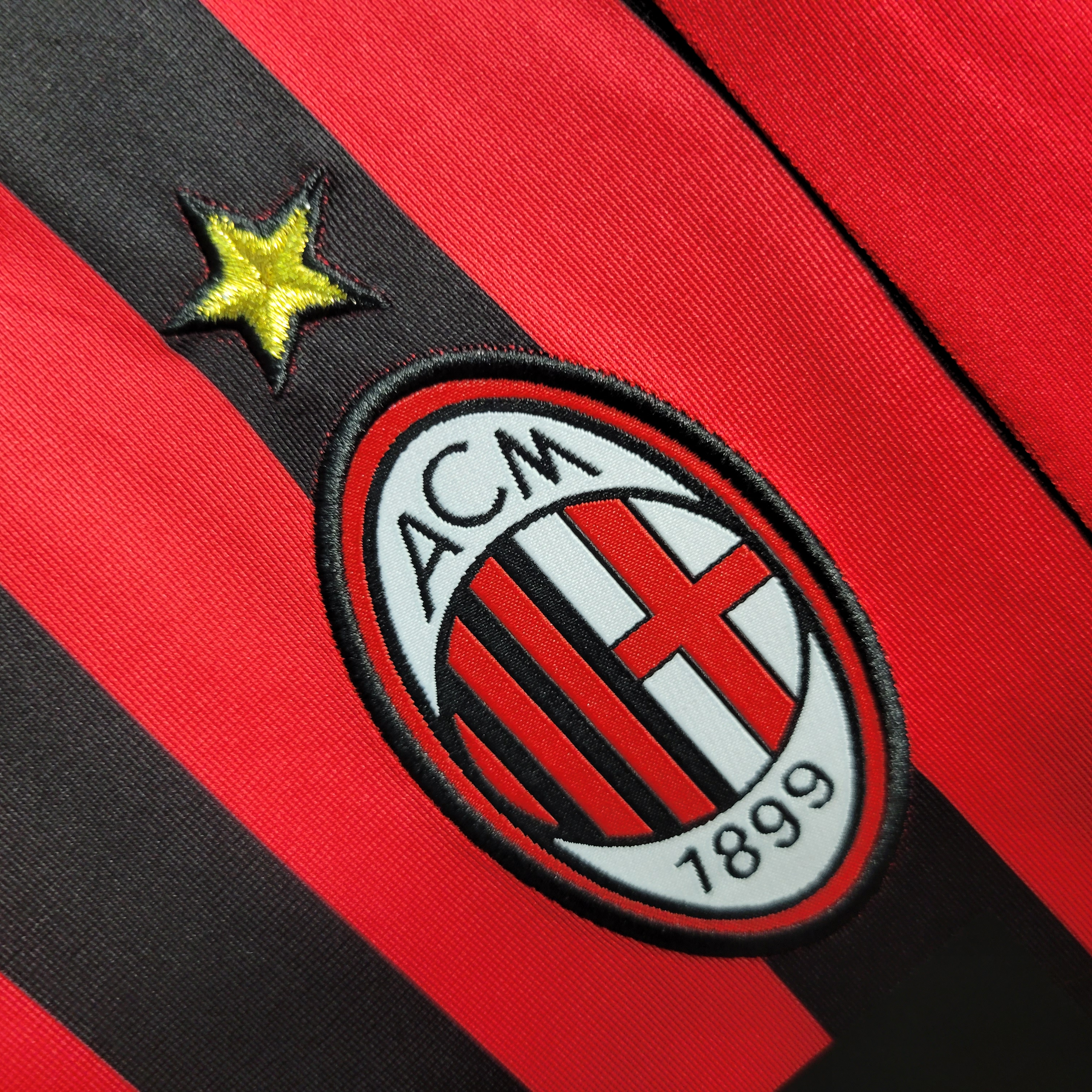 AlphaJersey-Retro AC Milan 2007-08 Home Stadium Jersey