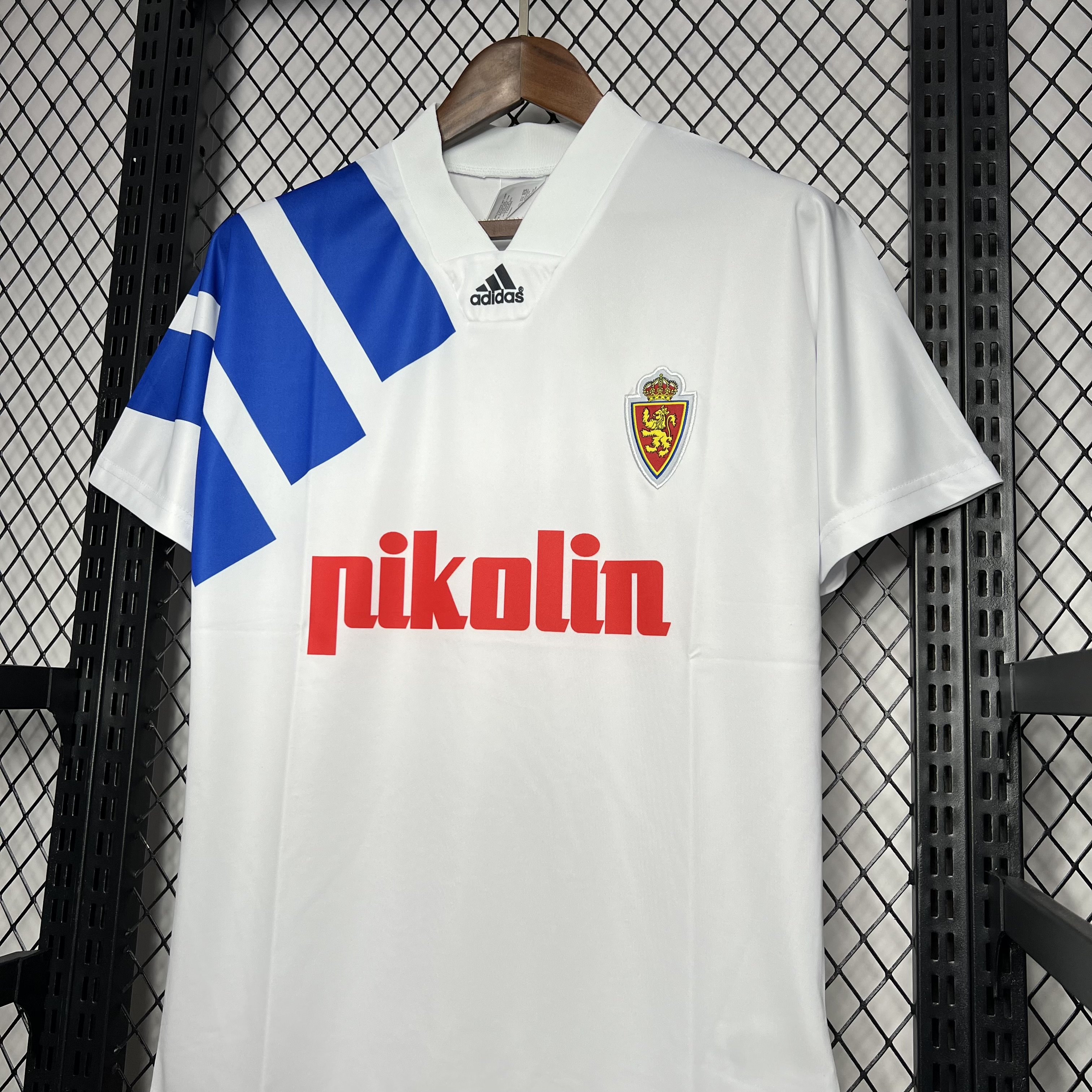 AlphaJersey-Retro Real Zaragoza 1992-93 Home Stadium Jersey
