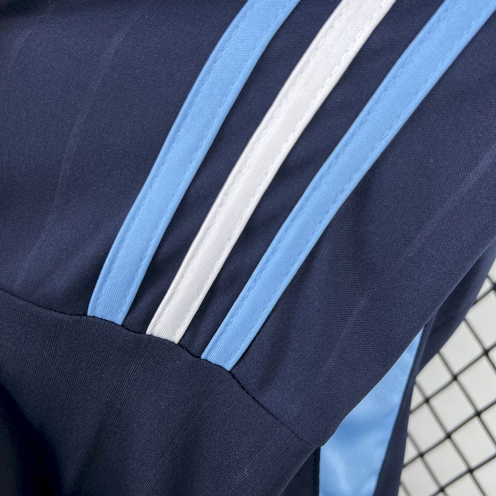 AlphaJersey-Retro Argentina 2006 Away Long Sleeves Jersey