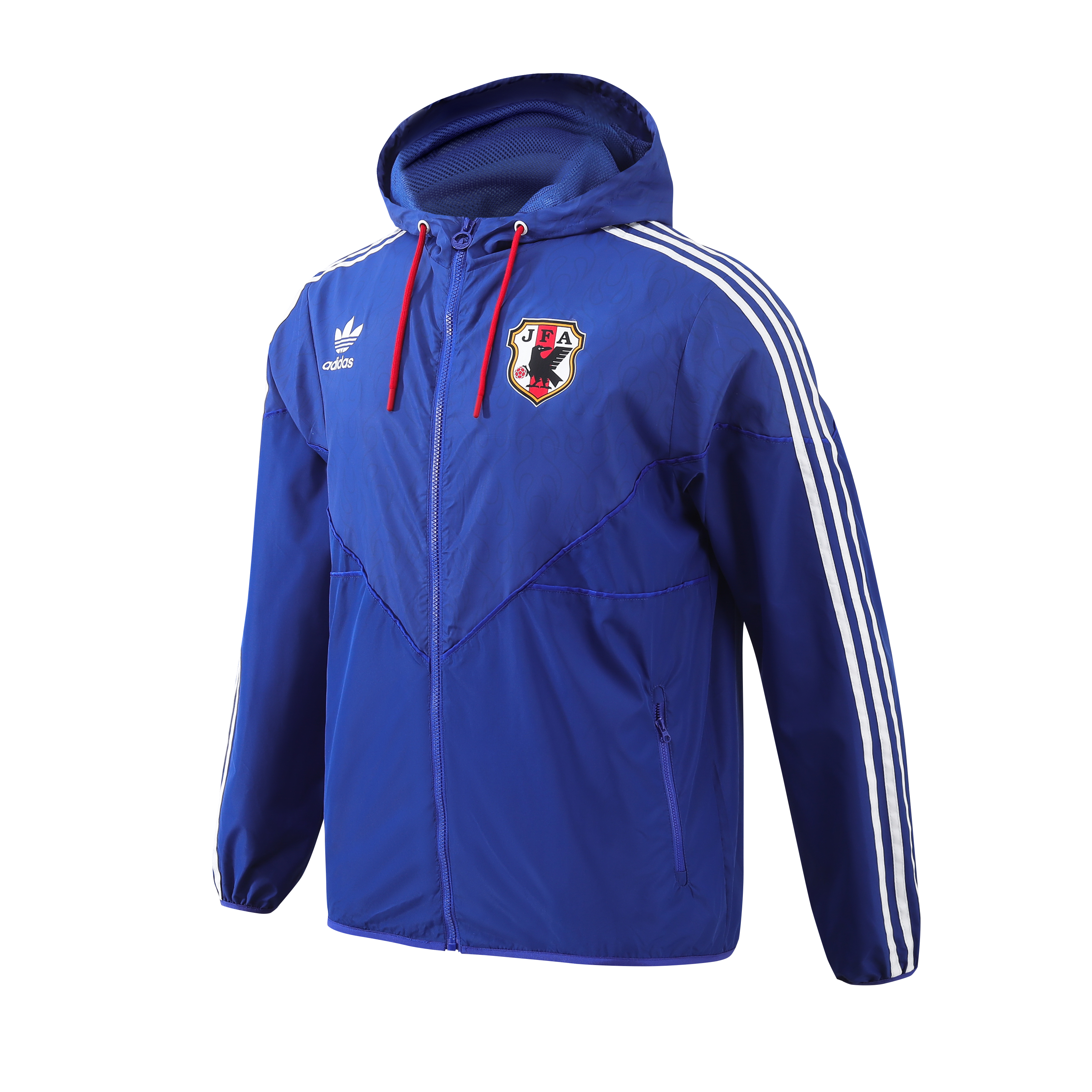 AlphaJersey-Japan 2024 Vintage Flame '98 Style Hooded Windbreaker - Player Version