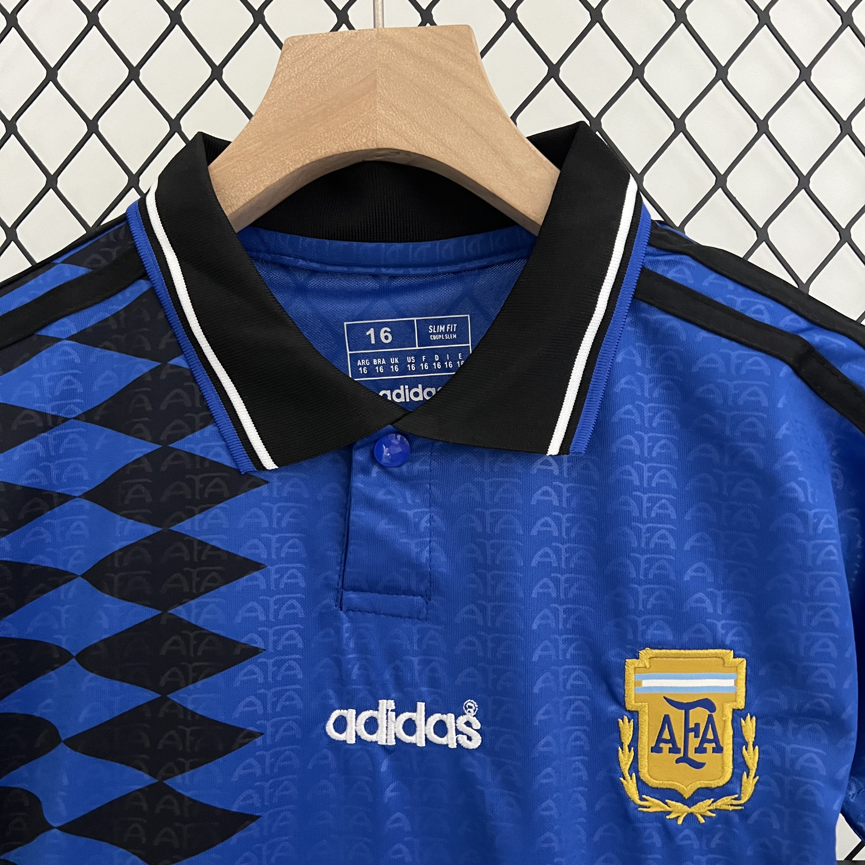 AlphaJersey-Retro Argentina 1994 Away Stadium Kids Kit