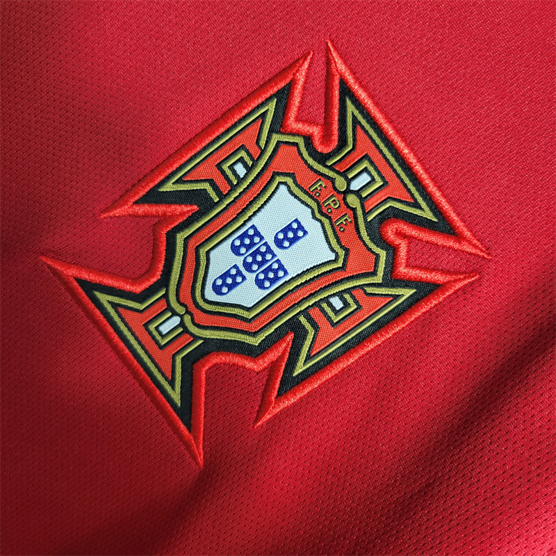AlphaJersey-Retro Portugal 16-17 Home Stadium Long Sleeve Jersey