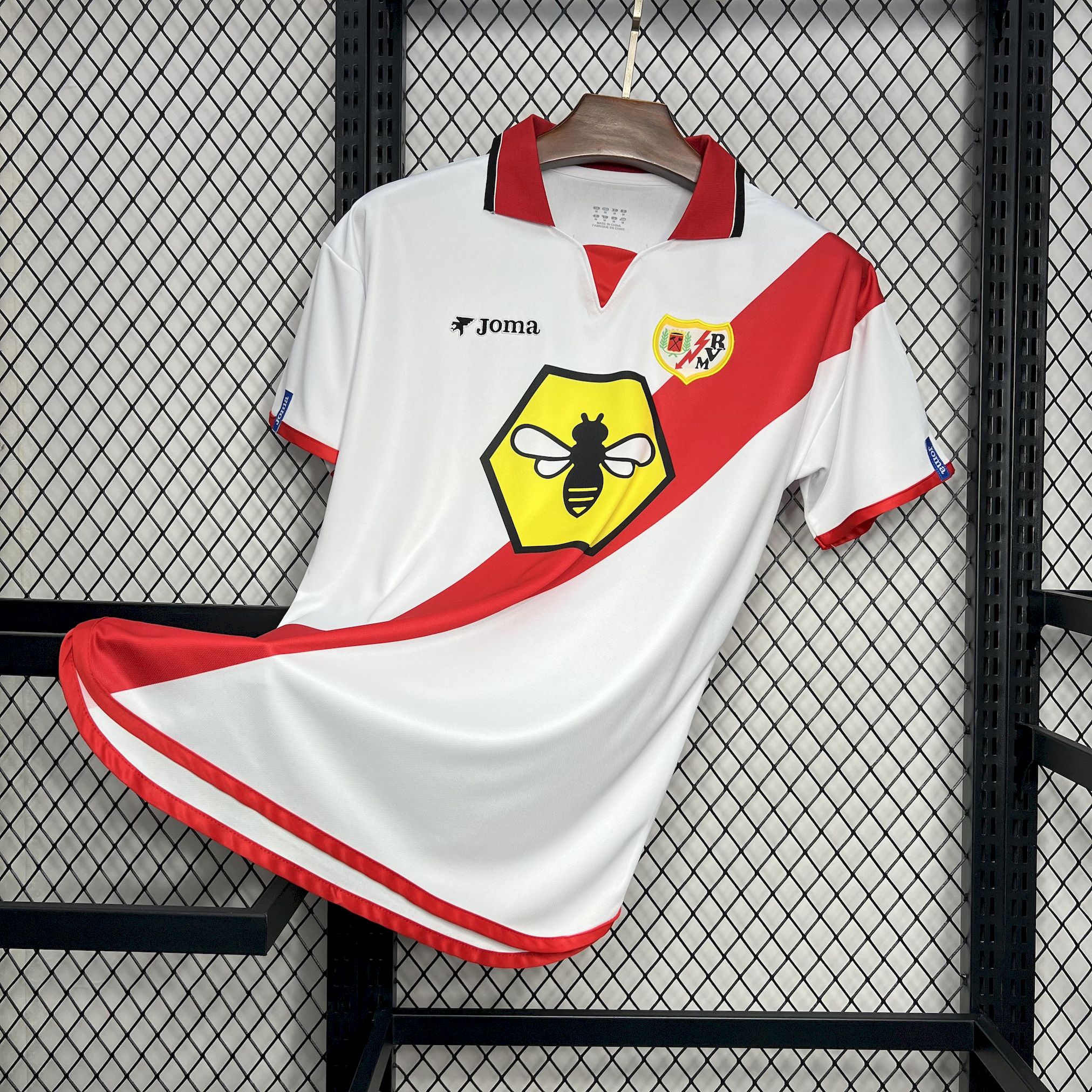AlphaJersey-Retro Rayo Vallecano 2001-02 Home Jersey