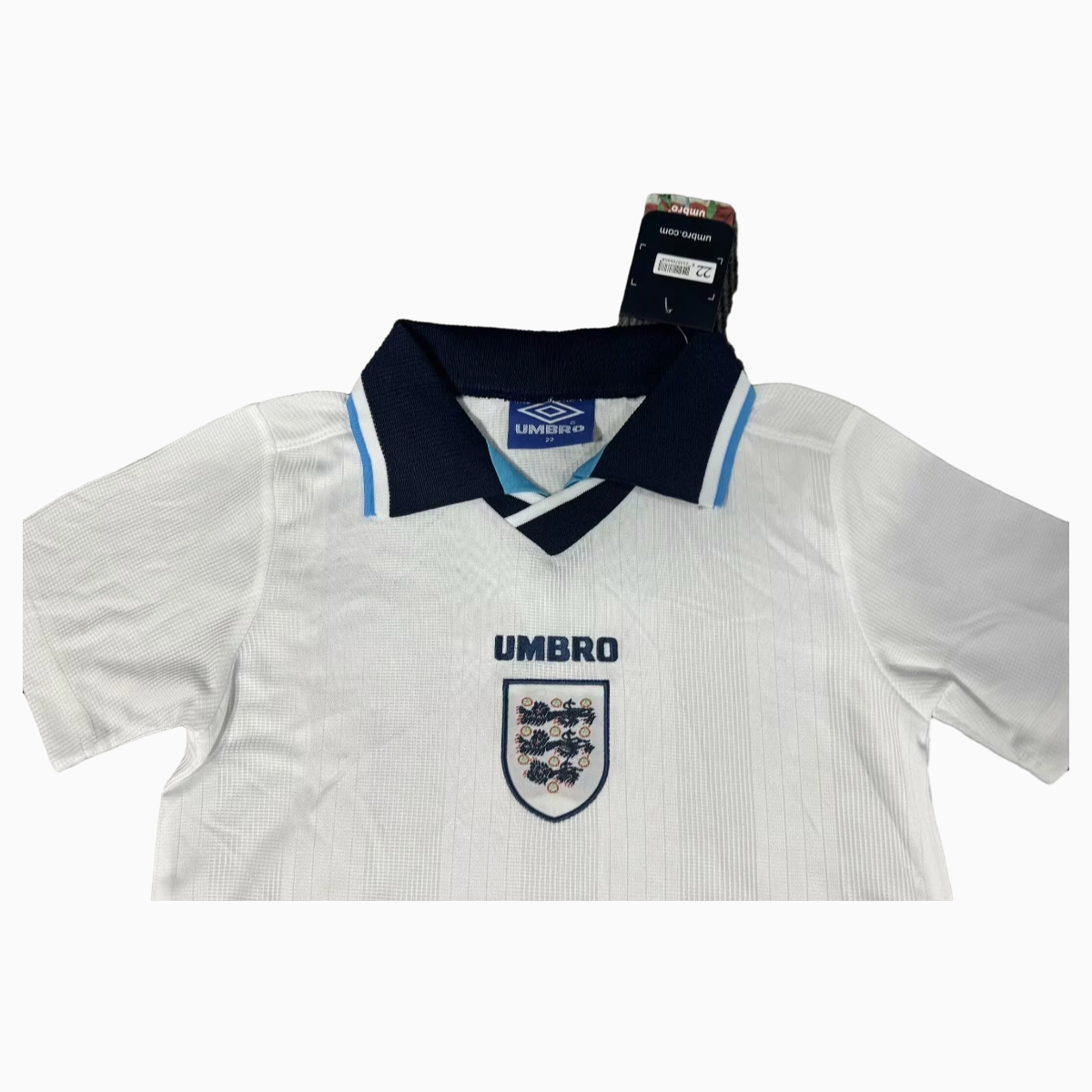 AlphaJersey-Retro England 1996 Home Kids Kit