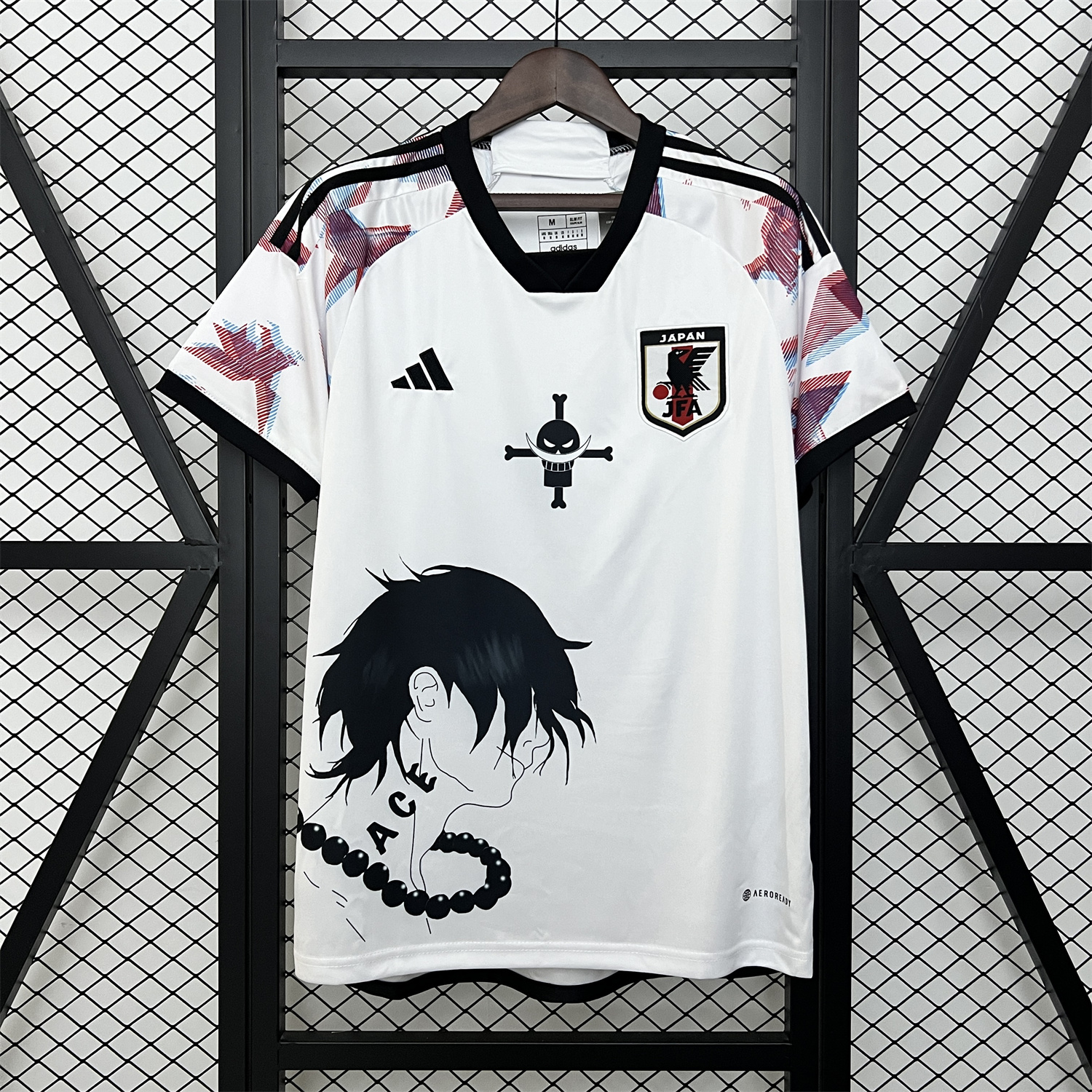 AlphaJersey-Japan 2024 Portgas·D· Ace White Jersey - Fans Version