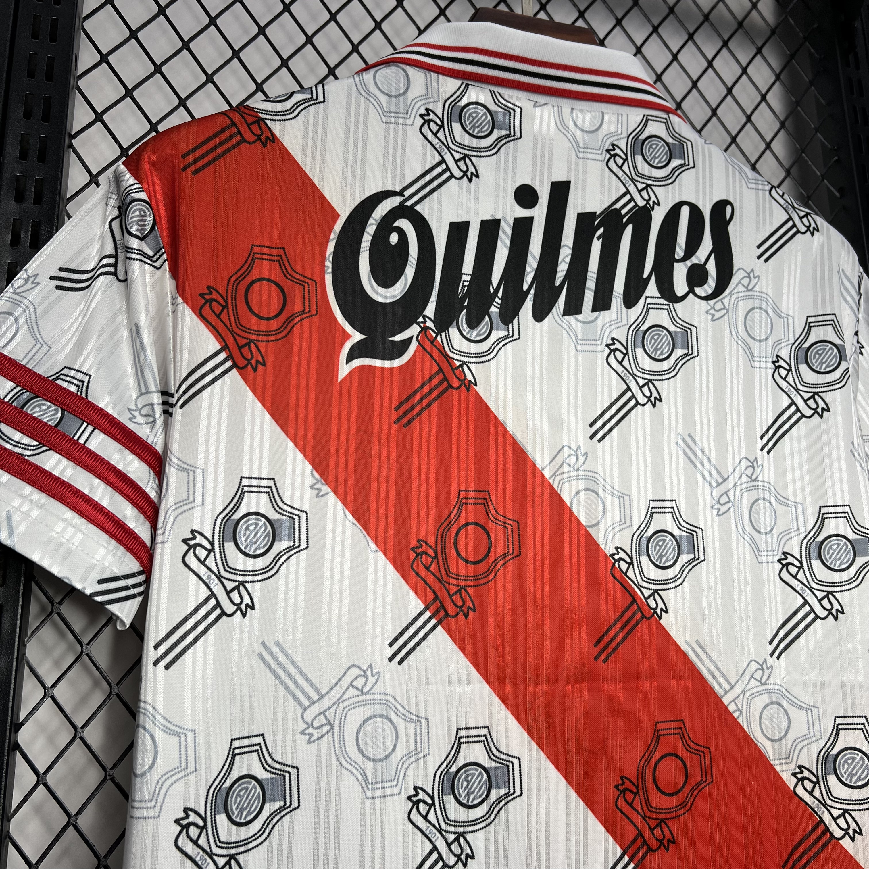 AlphaJersey-Retro River Plate 1996-97 Home Stadium Jersey