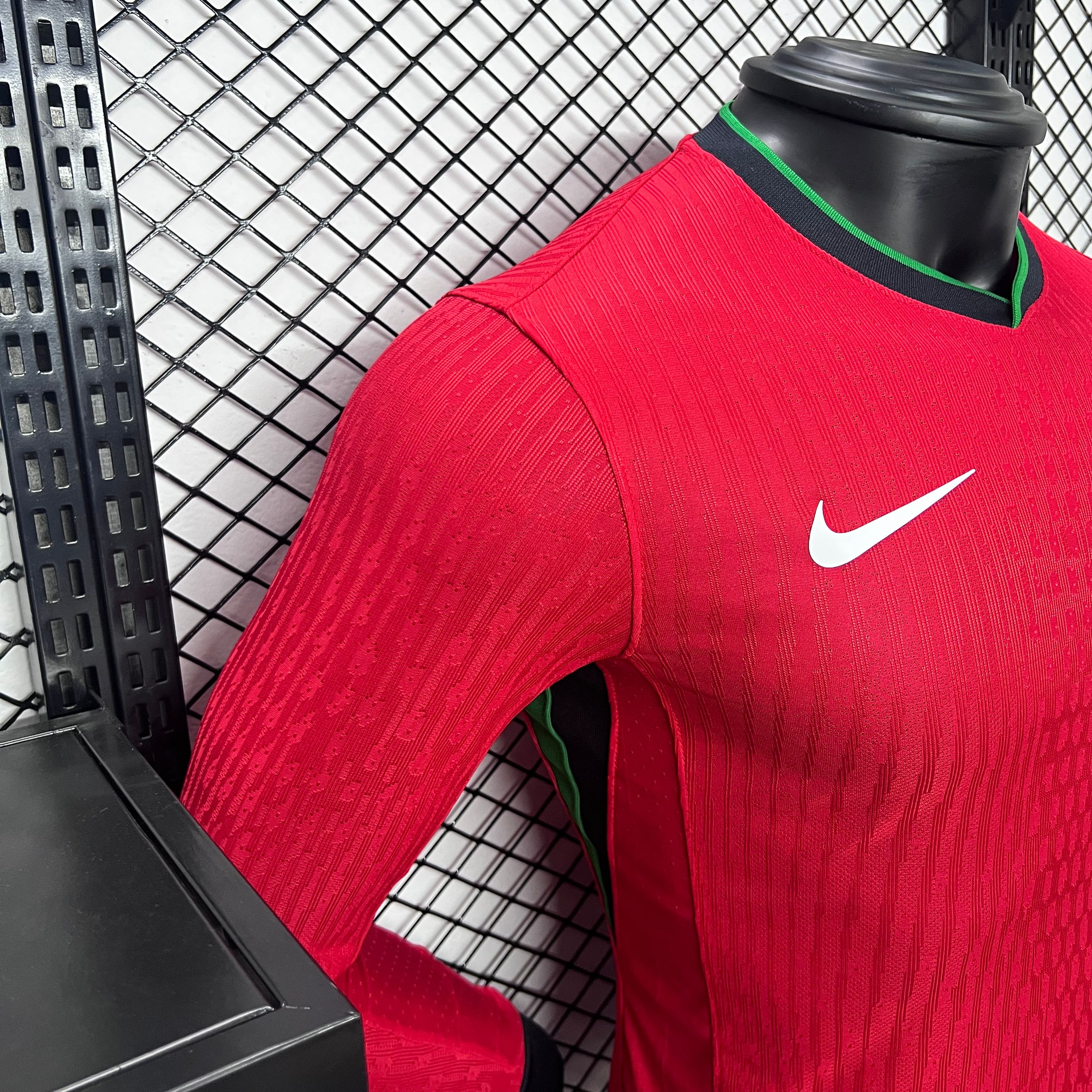 AlphaJersey-Portugal 2024 Home Stadium Long Sleeve Jersey - Player Version