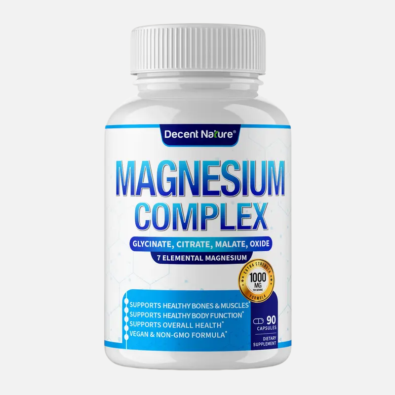 Magnesium Complex 1000mg Made with 7 Elemental Magnesium 90 Capsules
