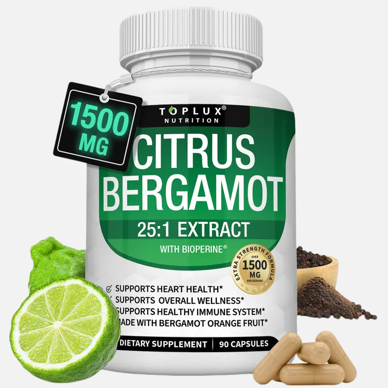 Citrus Bergamot Supplement 25:1 Extract Support Healthy Levels