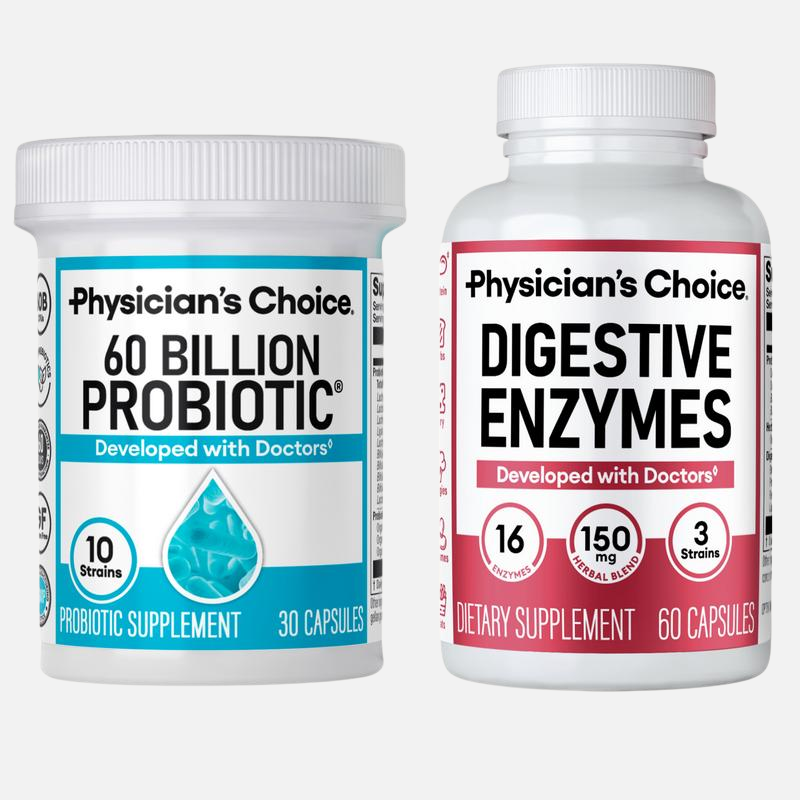 Physician's Choice Hack your Tummy Bundle: Bloating, Digestion