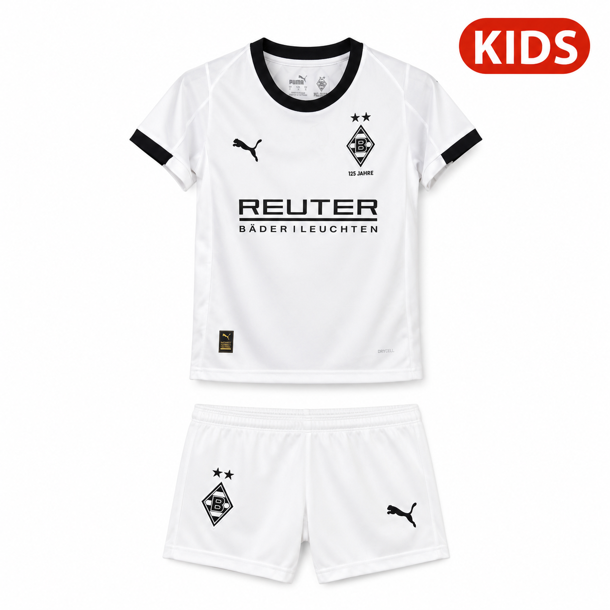 AJ-AlphaJersey-Borussia Mönchengladbach 25-26 Home Kids Kit