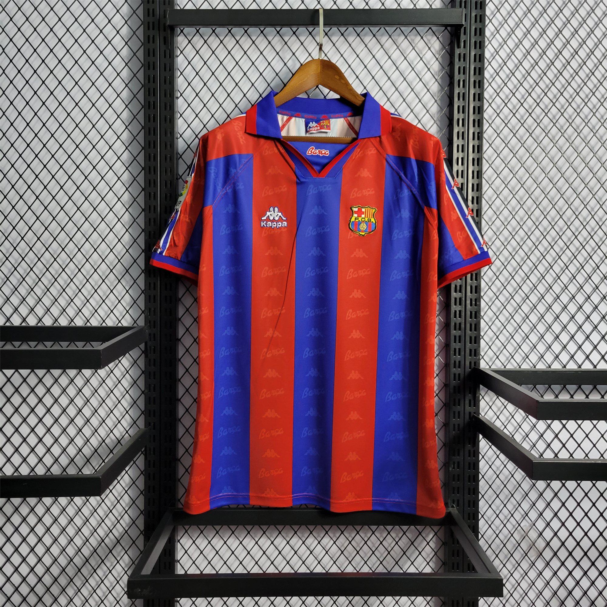 AlphaJersey-Retro Barcelona 96-97 Home Stadium Jersey