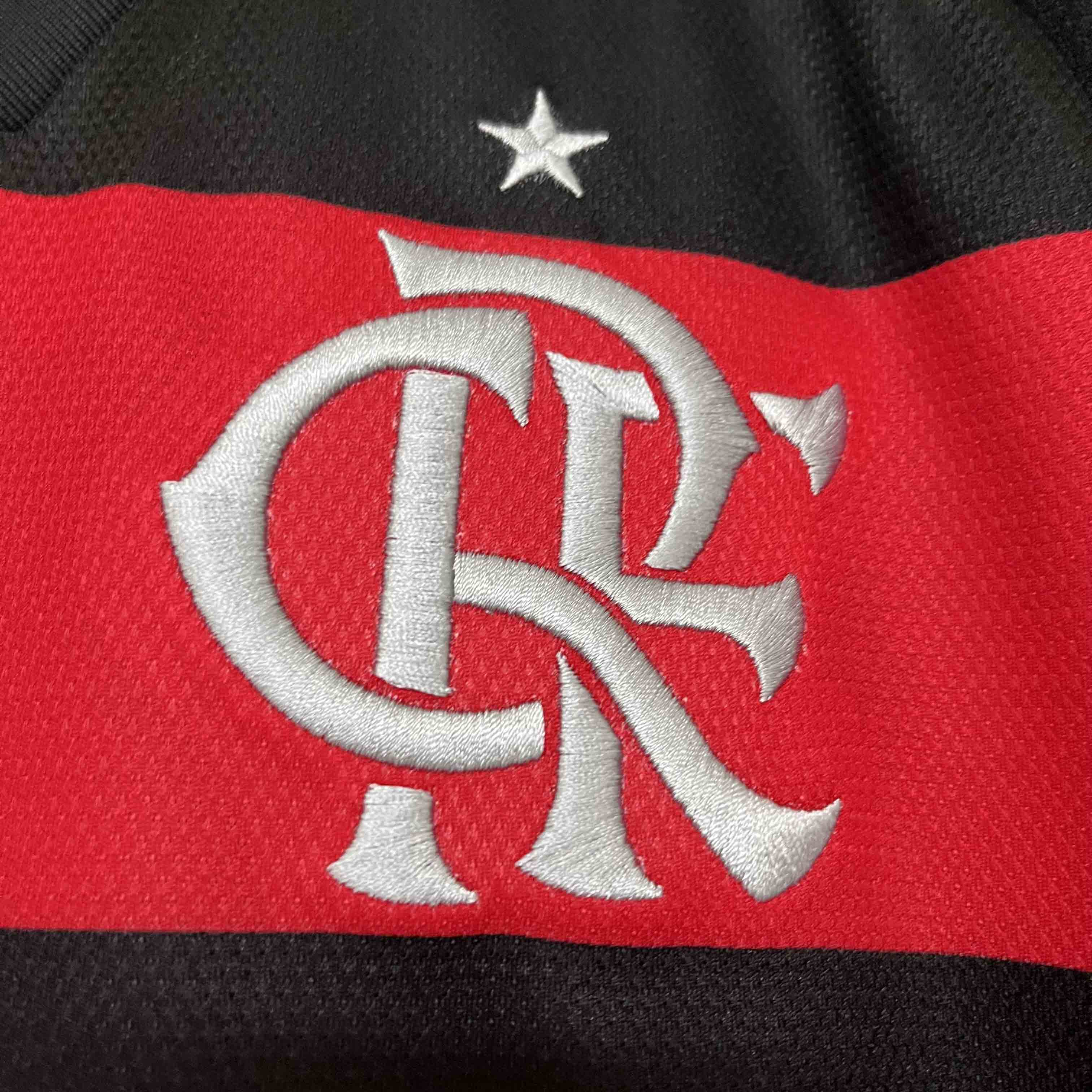 AlphaJersey-Flamengo 2024 Home Stadium Jersey With All Sponsor - Fans Version