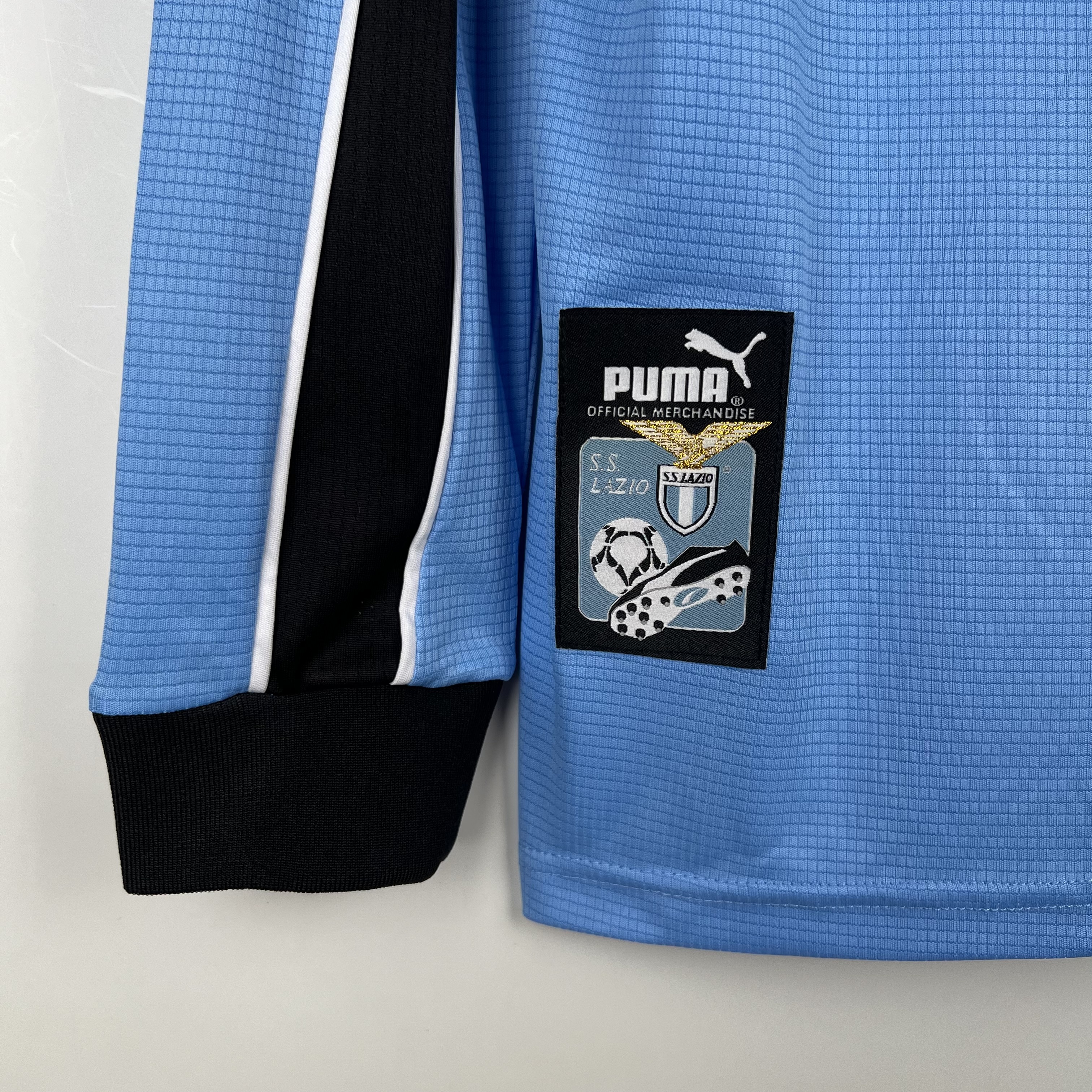 AlphaJersey-Retro Lazio 1998-00 Home Stadium Long Sleeve Jersey