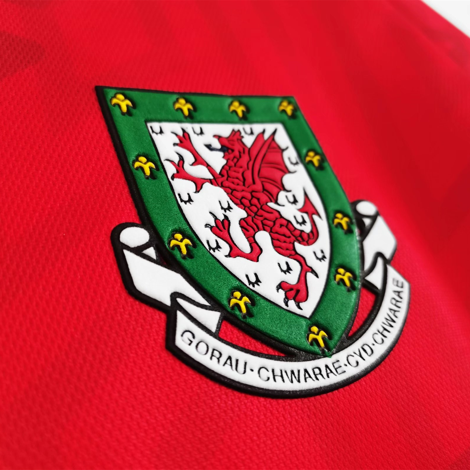 AlphaJersey-Retro Wales 1992 Home Stadium Jersey