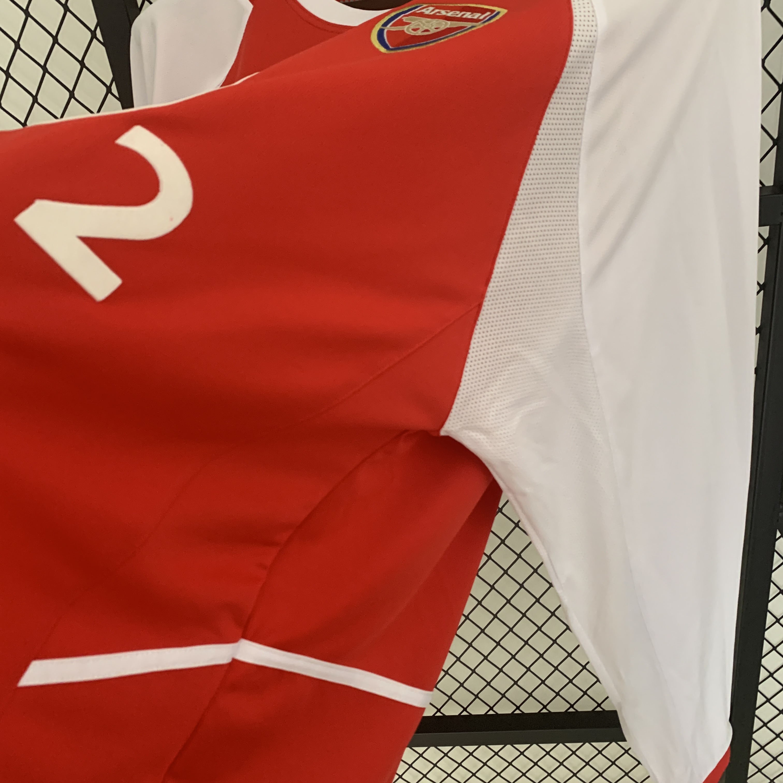 AlphaJersey-Retro Arsenal 02-04 Home Stadium Long Sleeve Jersey