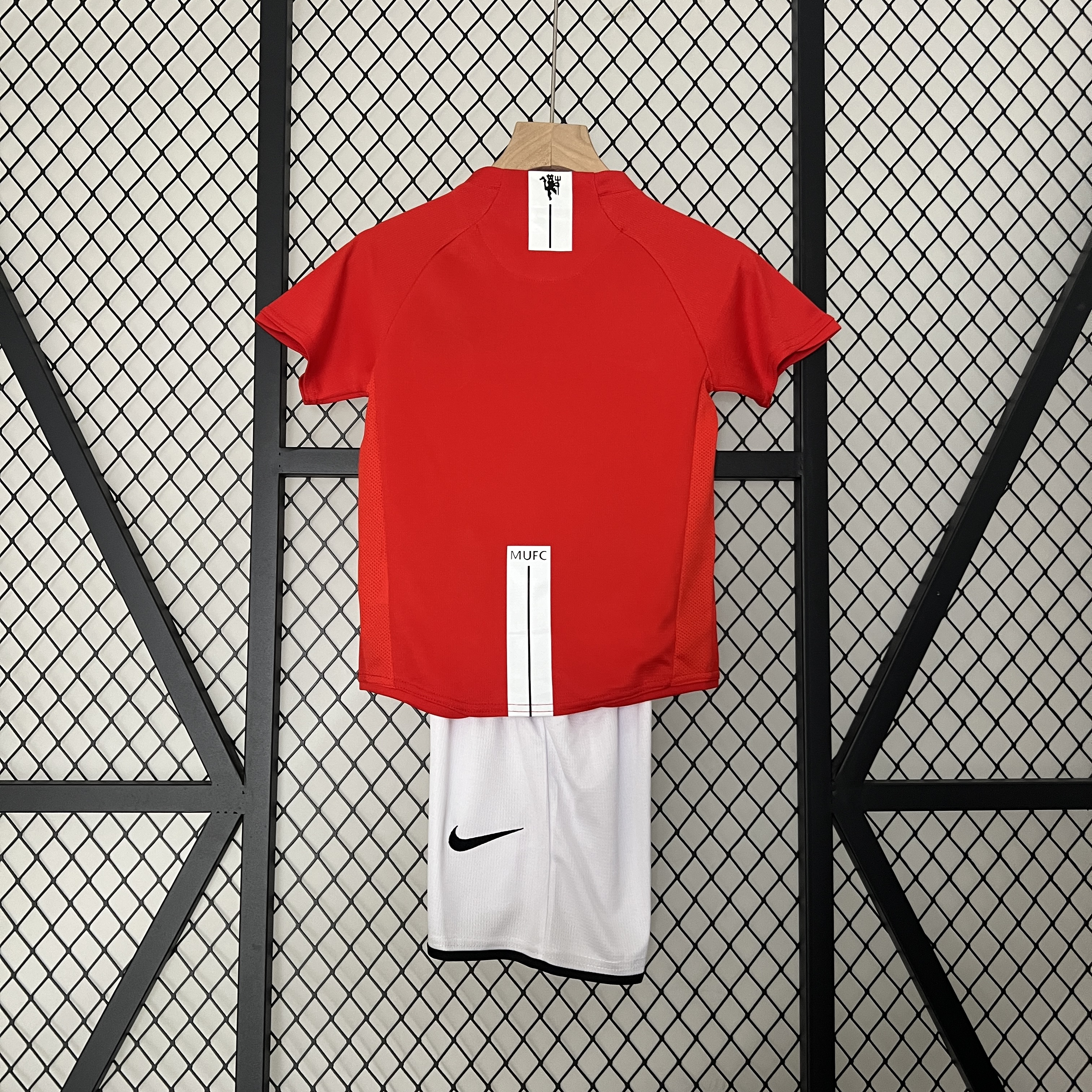 AlphaJersey-Retro Manchester United 2007-08 Home Stadium Kids Kit