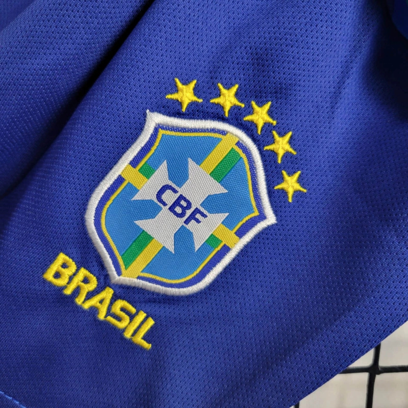 AlphaJersey-Brazil 2024 Away Stadium Kids Kit