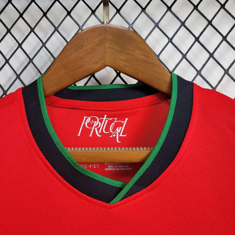 AlphaJersey-Portugal 2024 Home Stadium Kids Kit