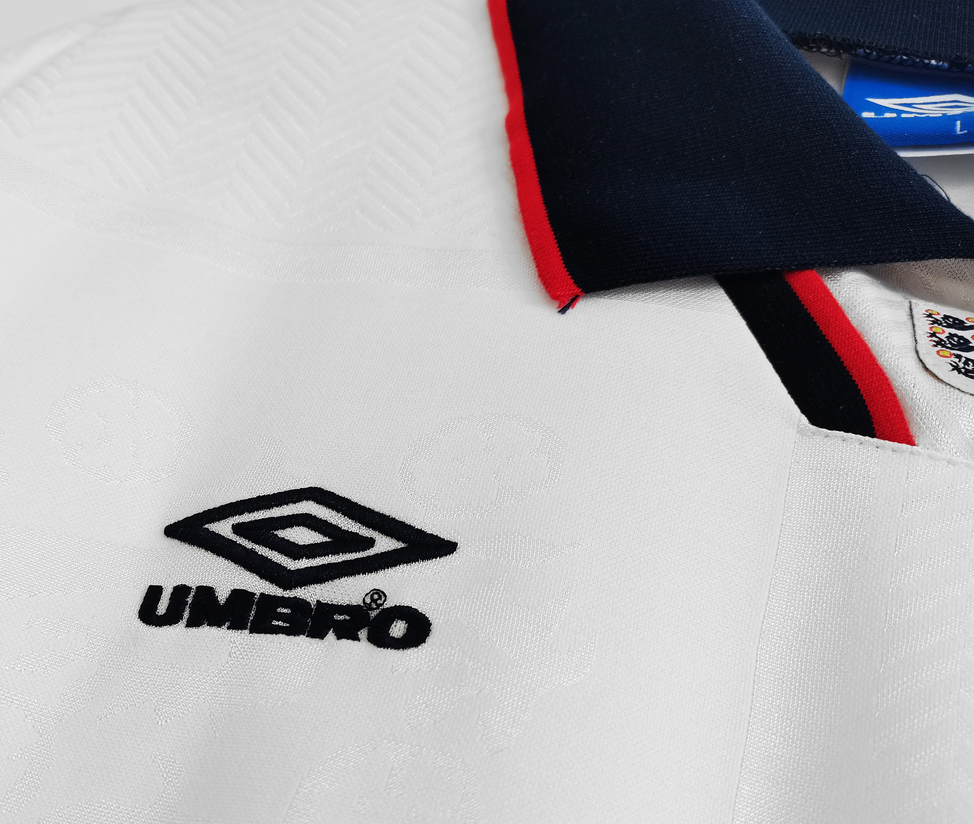AlphaJersey-Retro England 1994 Home Stadium Jersey