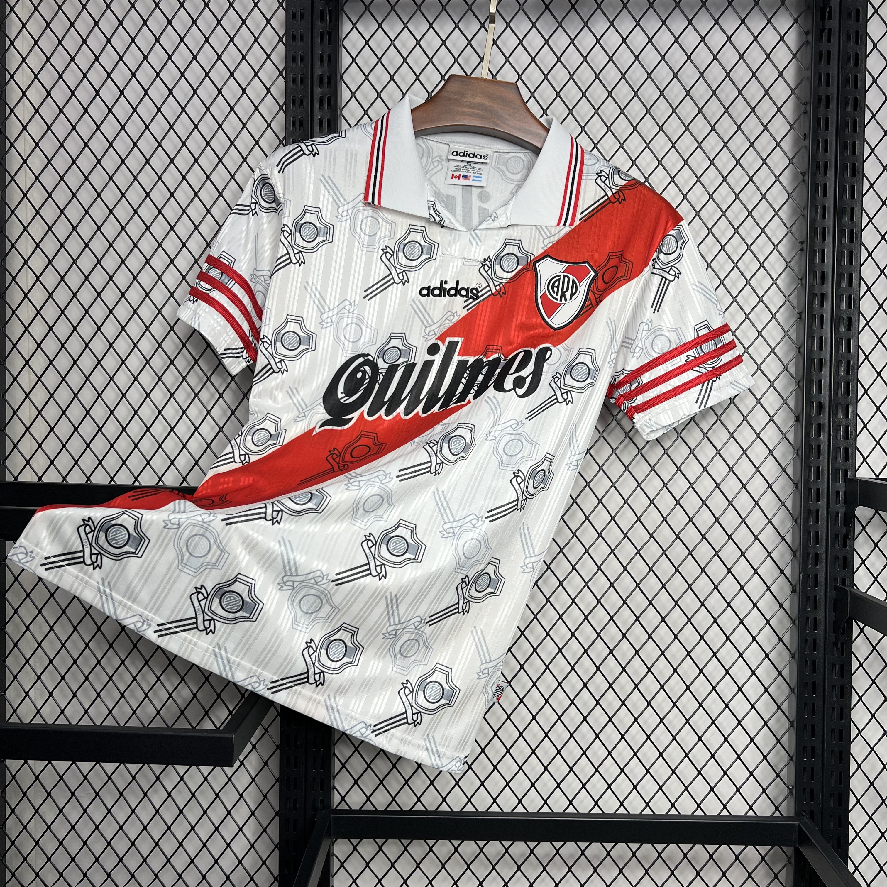 AlphaJersey-Retro River Plate 1996-97 Home Stadium Jersey