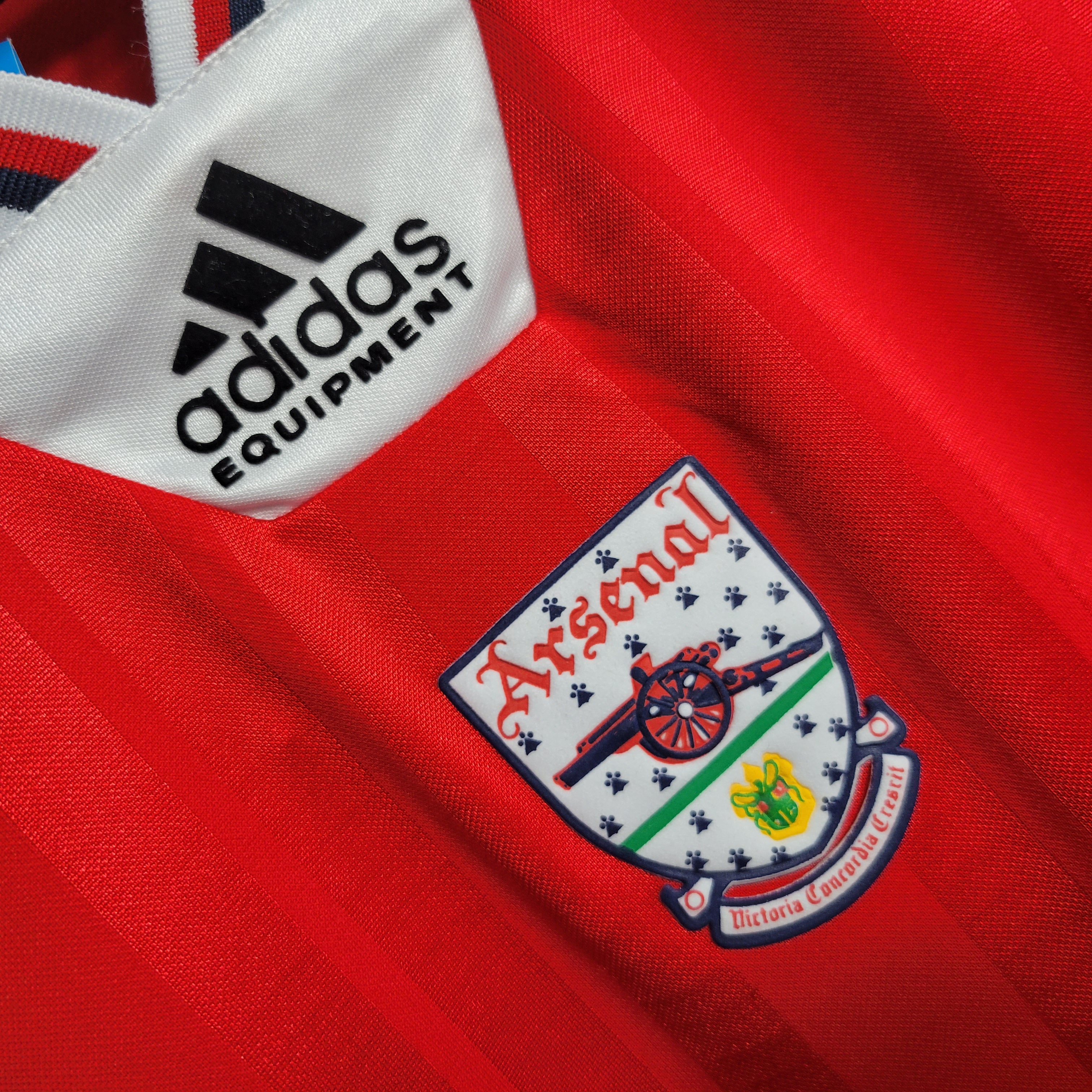 AlphaJersey-Retro Arsenal 92-93 Home Stadium Jersey