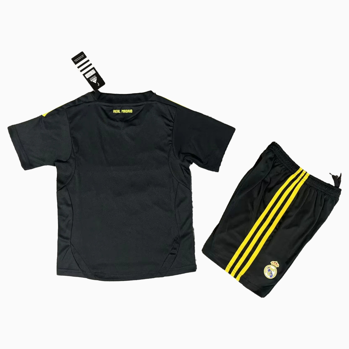 AlphaJersey-Retro Real Madrid 11-12 Black Goalkeeper Kids Kit