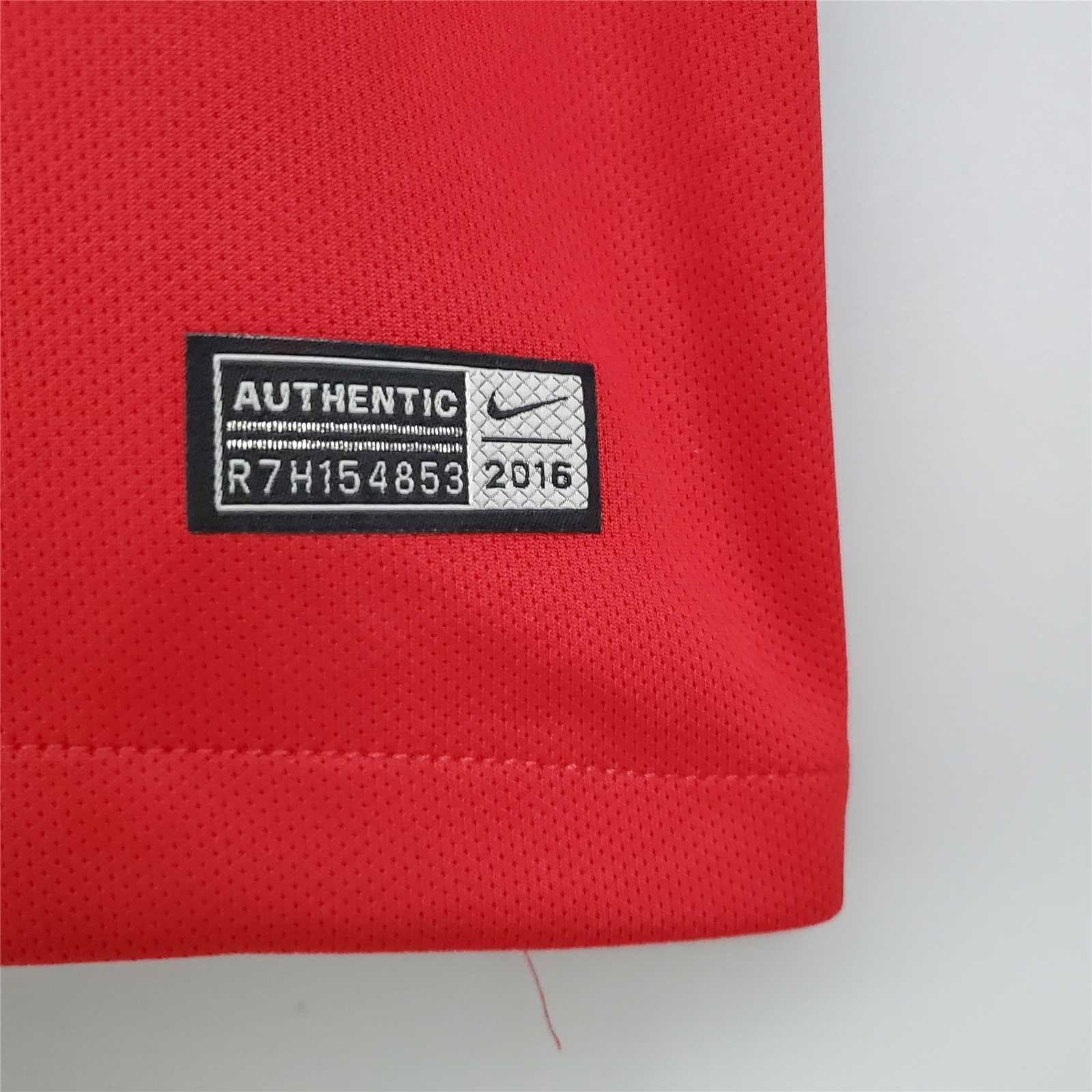 AlphaJersey-Retro Portugal 2016 Home Stadium Jersey