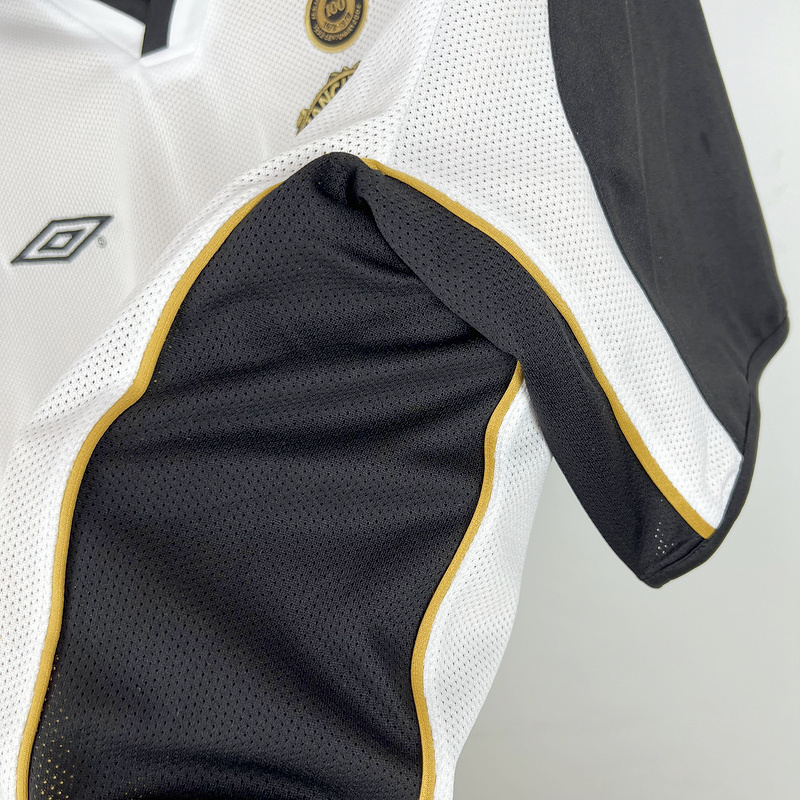 AlphaJersey-Retro Manchester United 01-02 100th Anniversary Special Edition Jersey - White