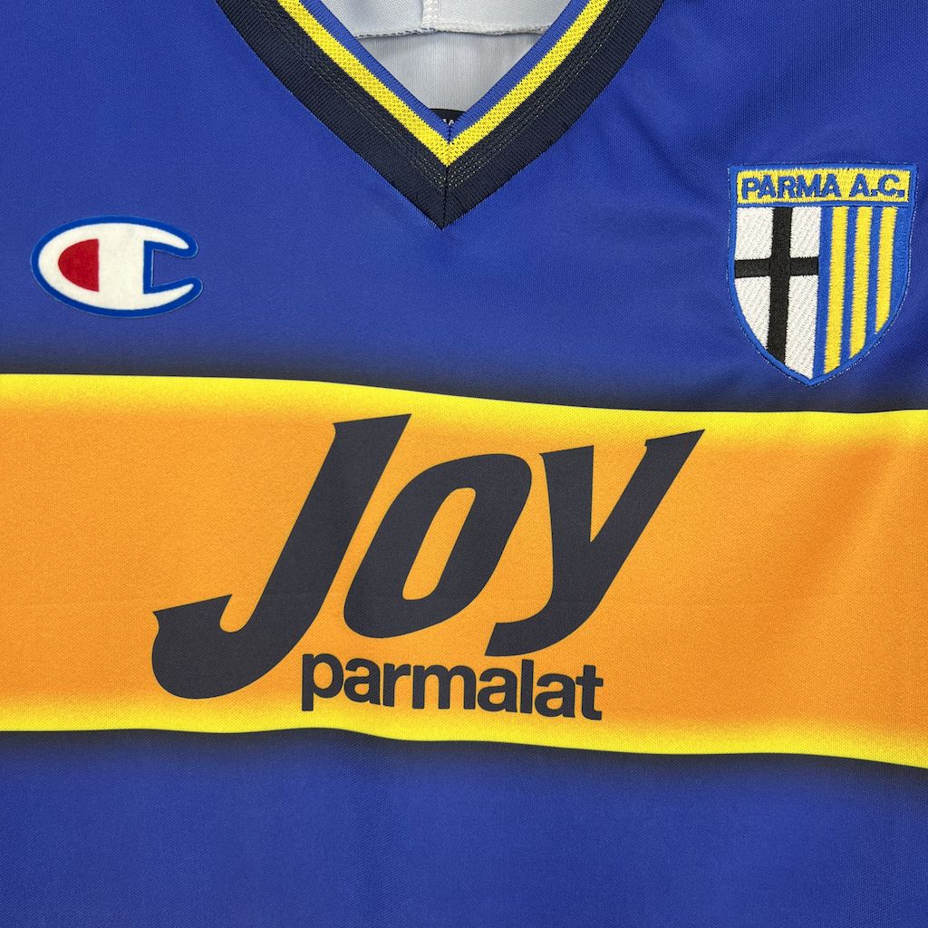 AlphaJersey-Retro Parma 2001-02 Home Jersey - Fans Version