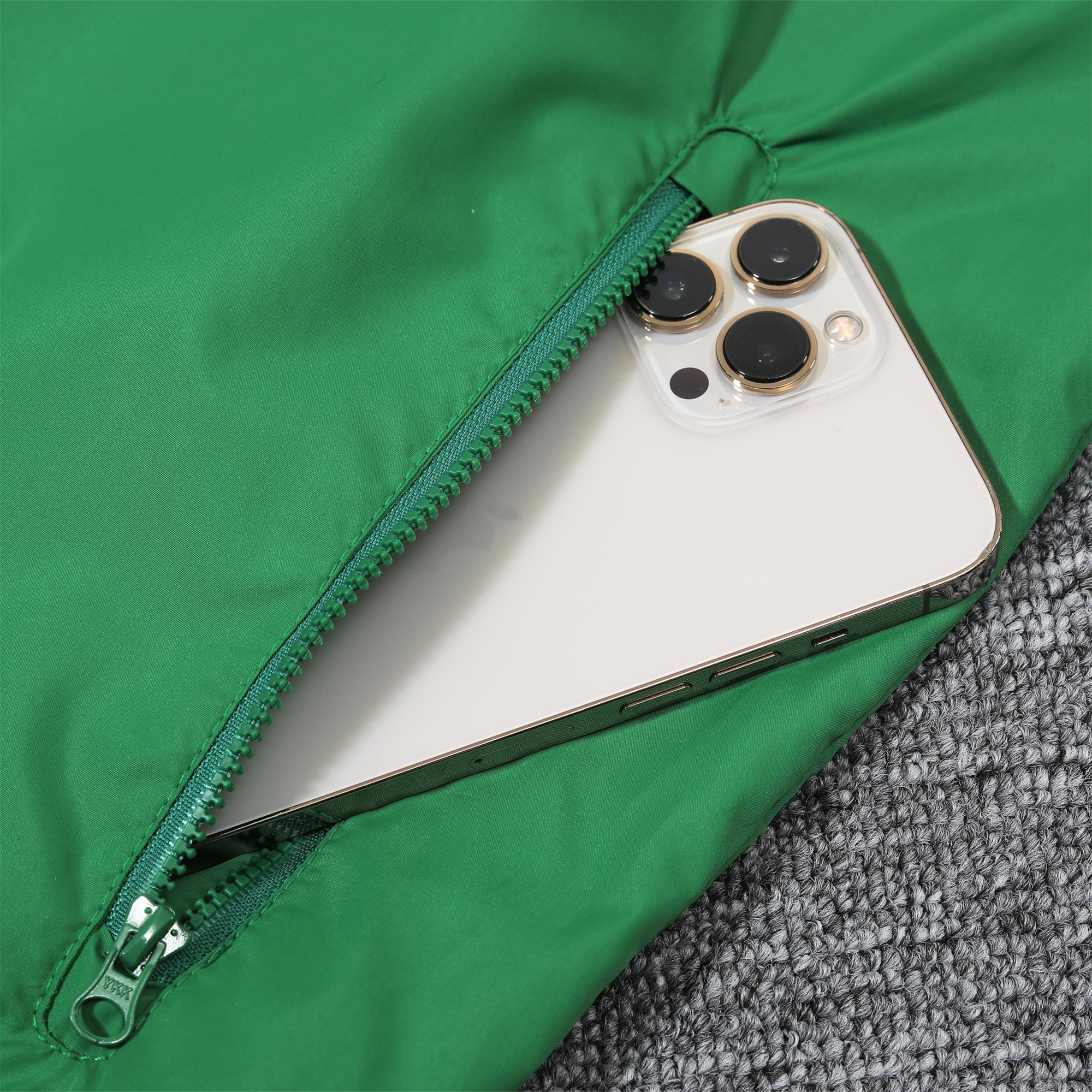 AlphaJersey-Portugal 2024 National Team Anthem Green Hooded Windbreaker - Player Version
