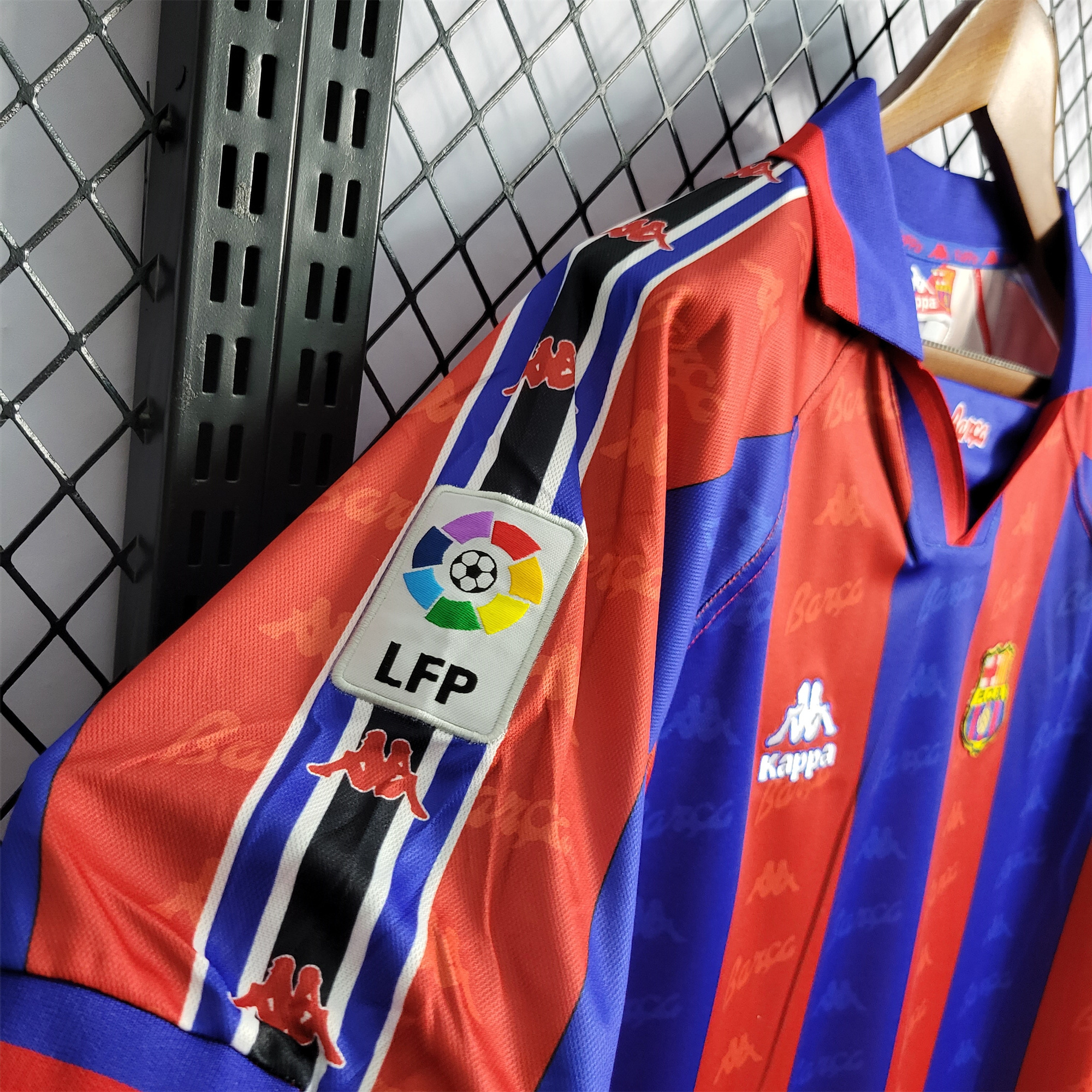 AlphaJersey-Retro Barcelona 96-97 Home Stadium Jersey