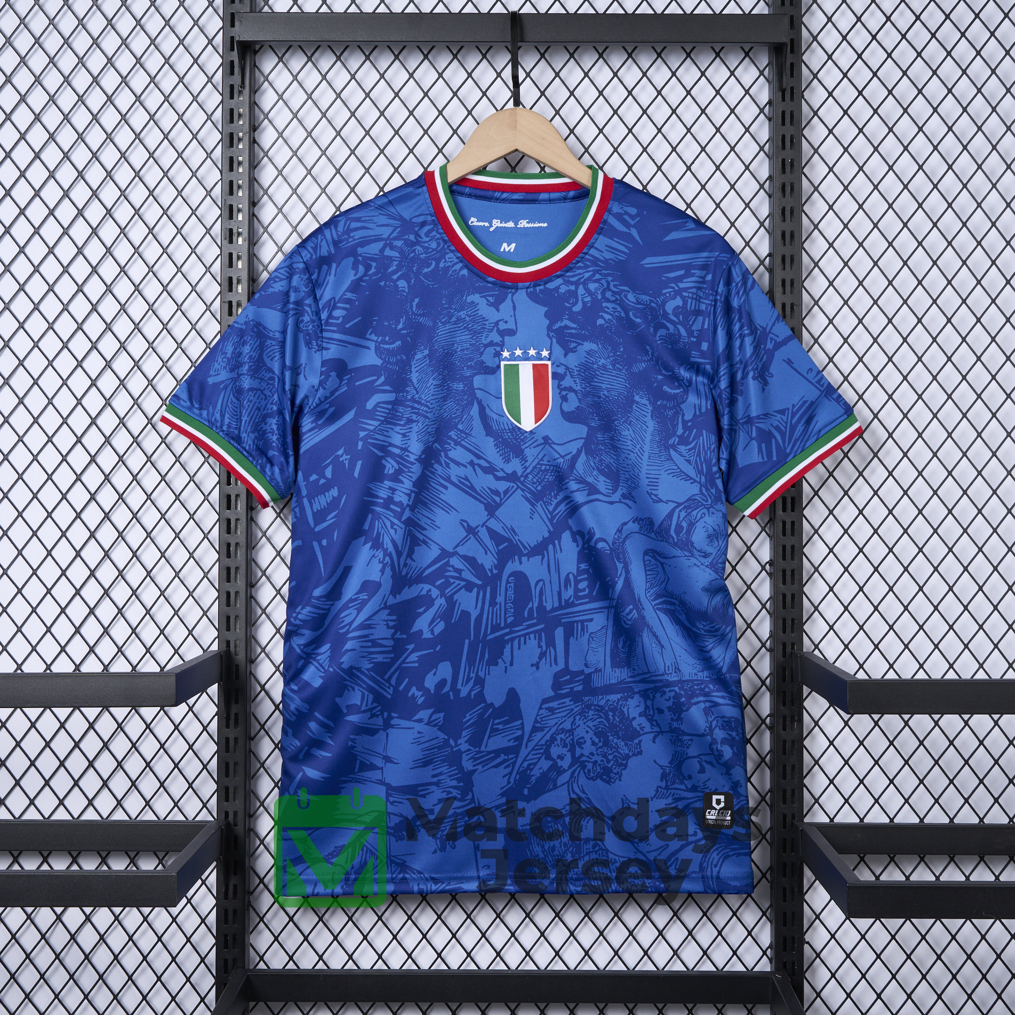 AlphaJersey-Italy 2024 Blue Special Edition Jersey - Fans Version