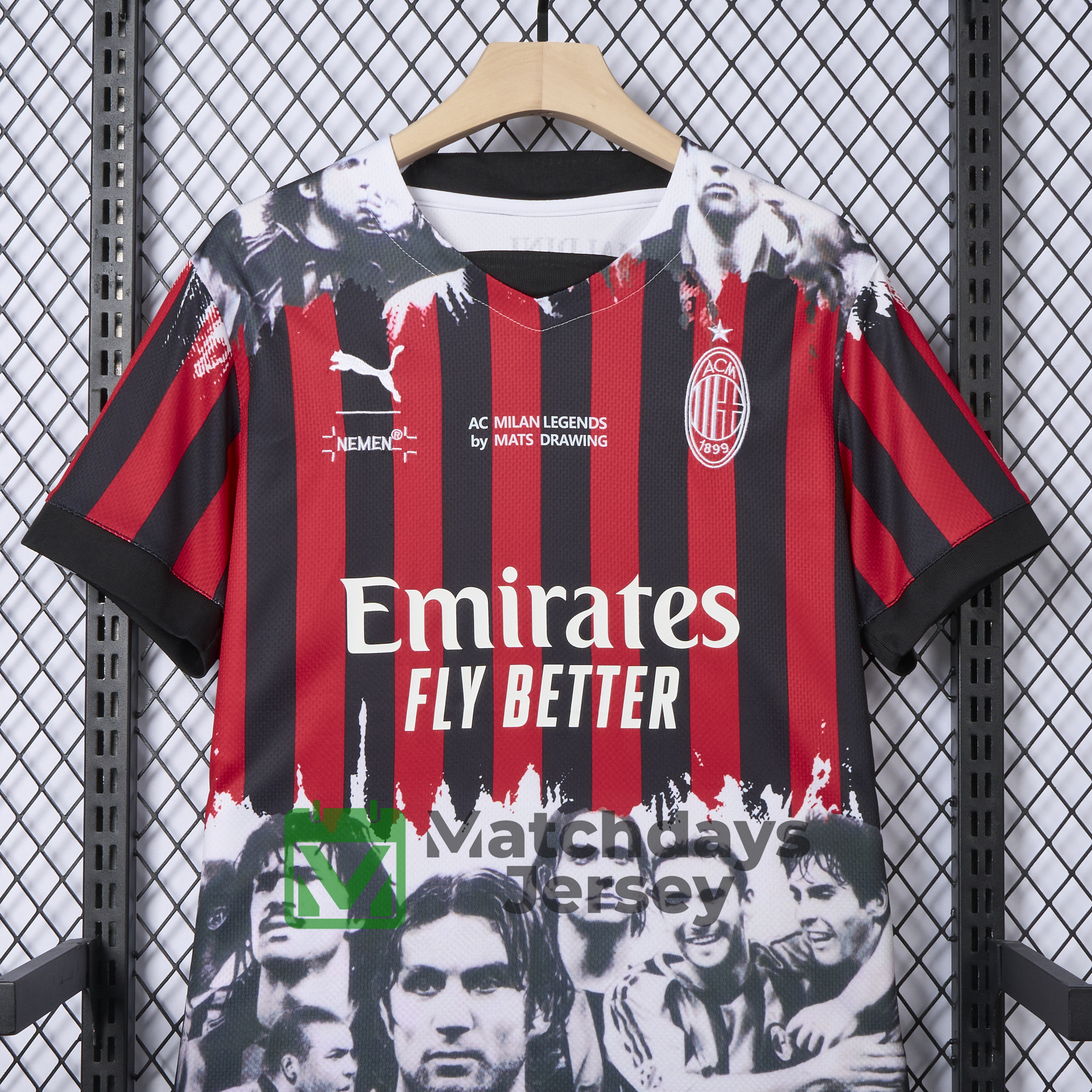 AlphaJersey-Retro AC Milan 22-23 Legendary Stars Special Edition Jersey - Fans Version