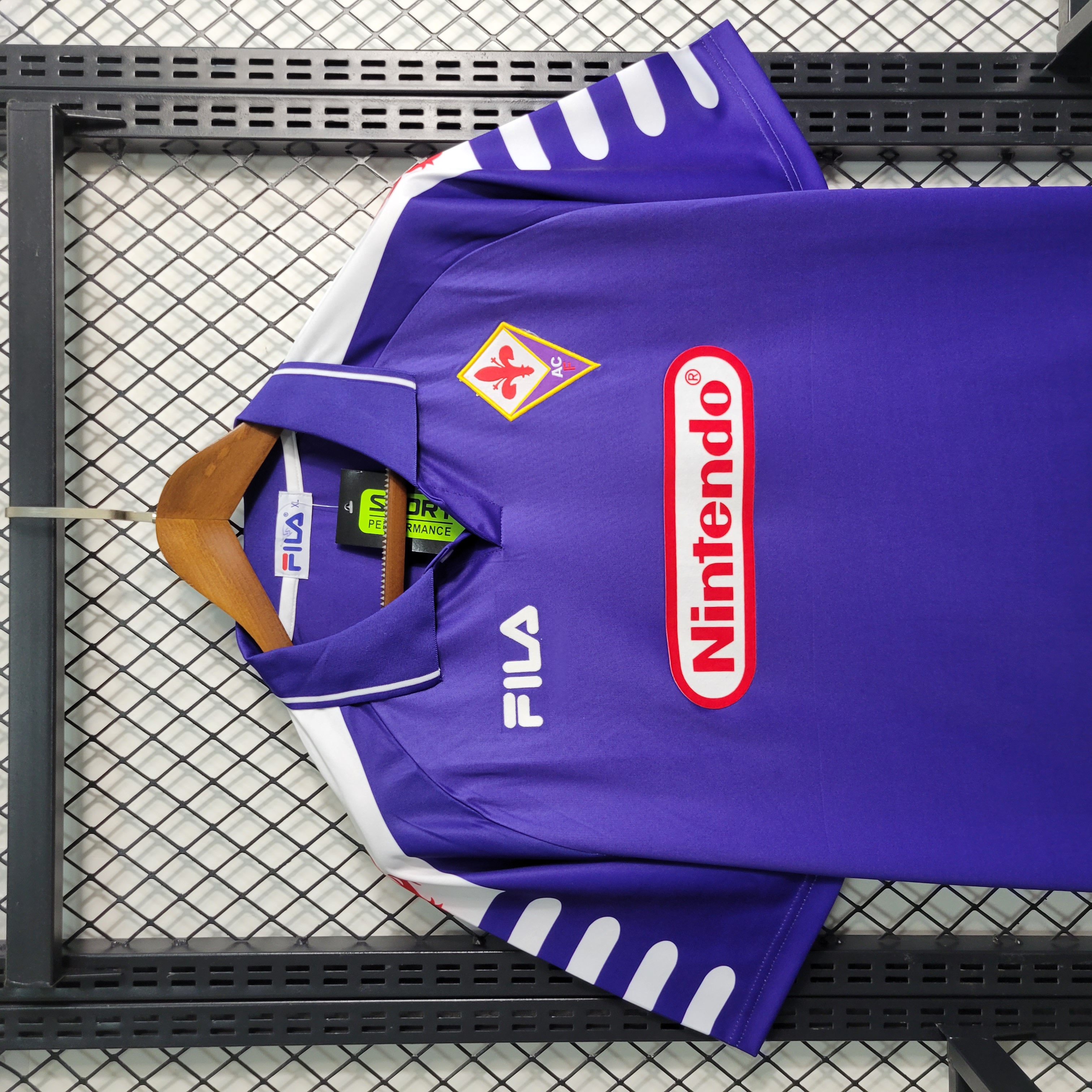 AlphaJersey-Retro Fiorentina 1998-99 Home Stadium Jersey