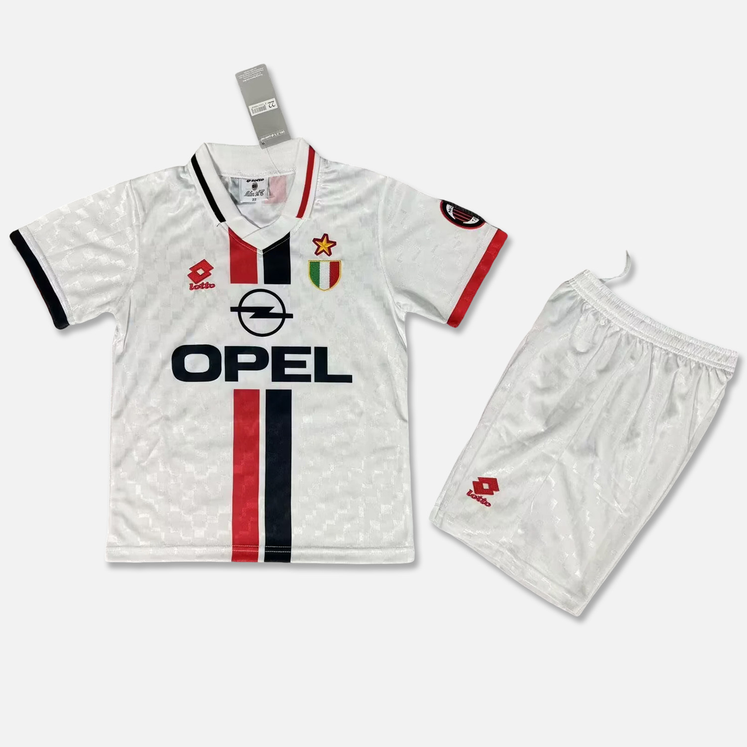 AlphaJersey-Retro AC Milan 1996-97 Away Kids Kit