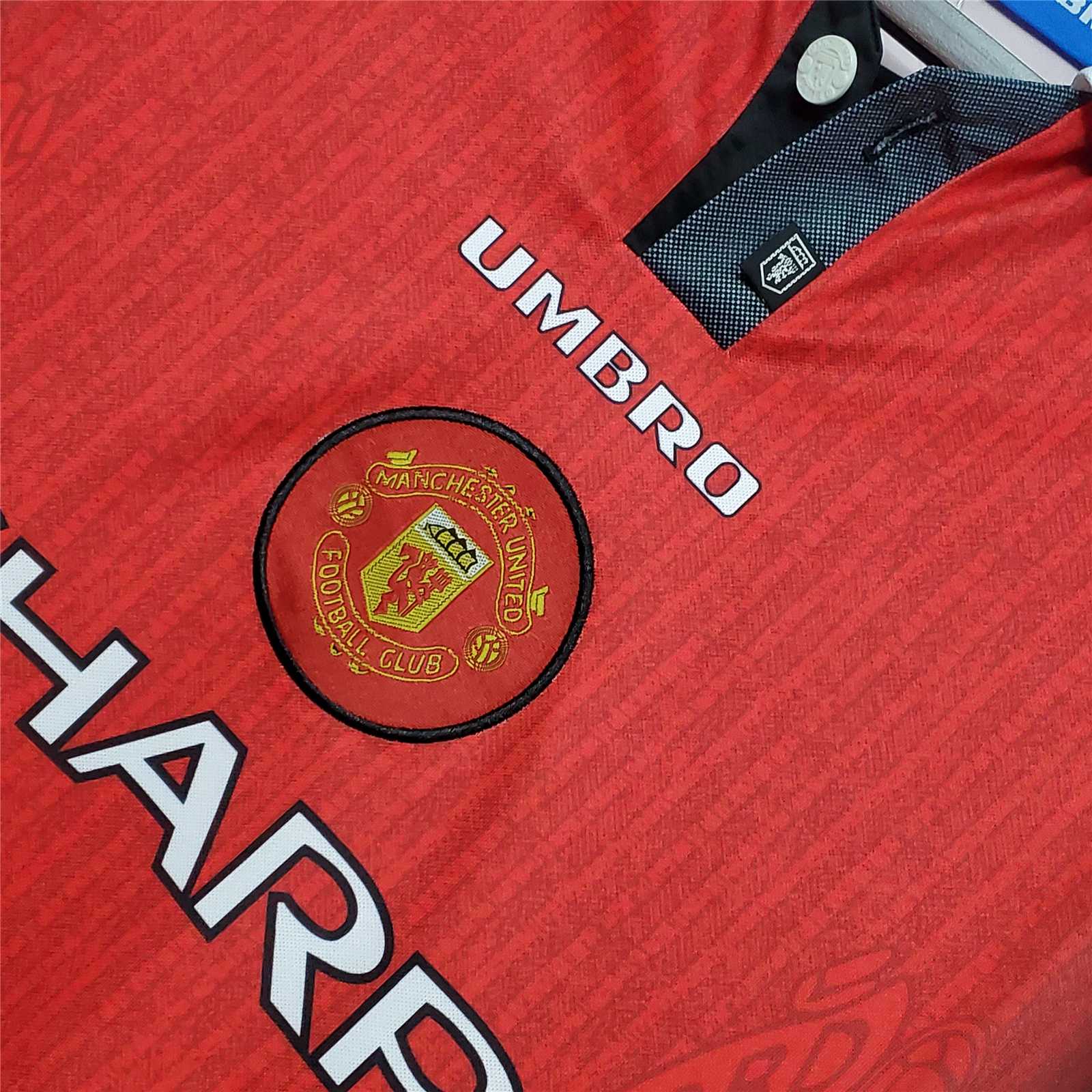AlphaJersey-Retro Manchester United 96-97 Home Long Sleeve Jersey