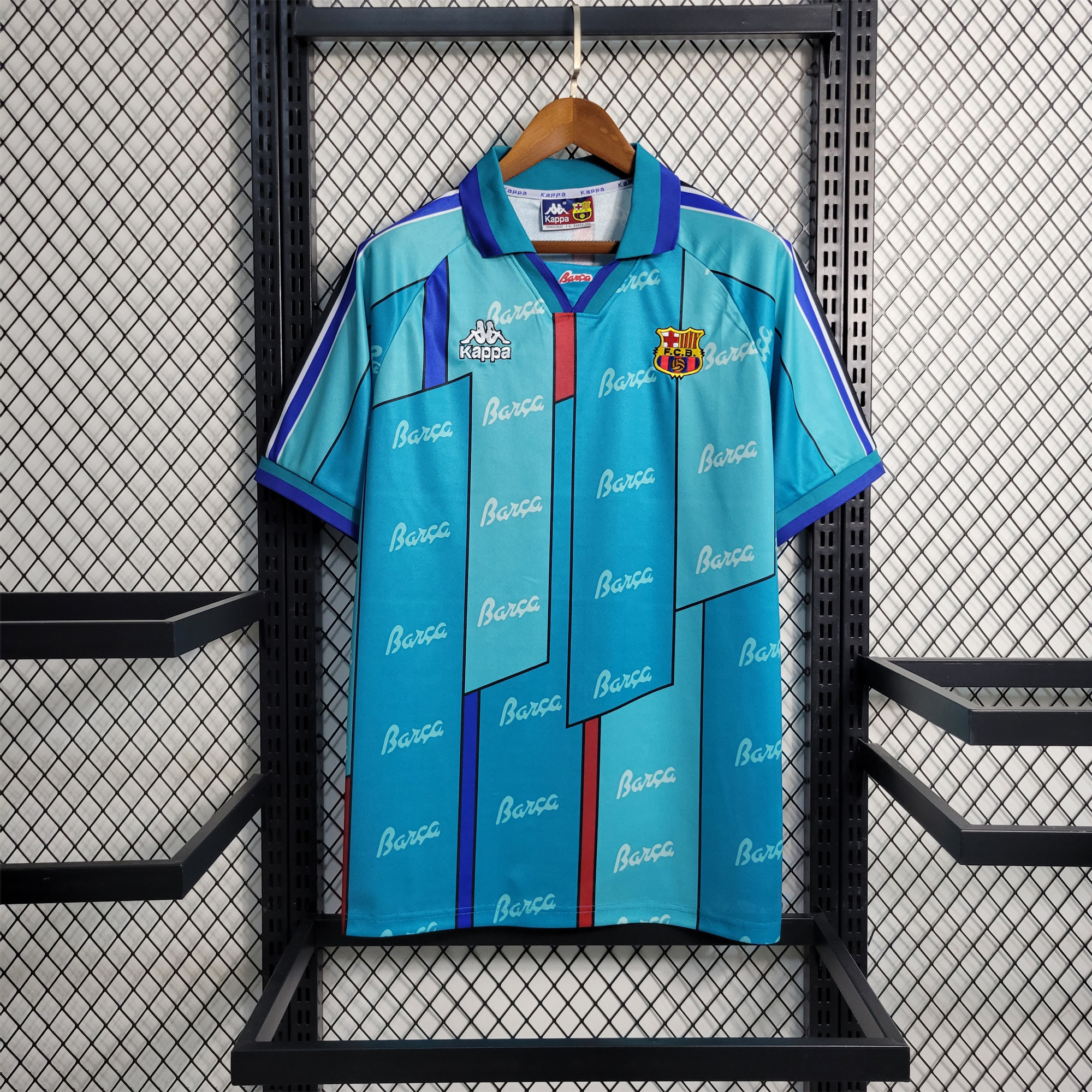 AlphaJersey-Retro Barcelona 95-97 Away Stadium Jersey