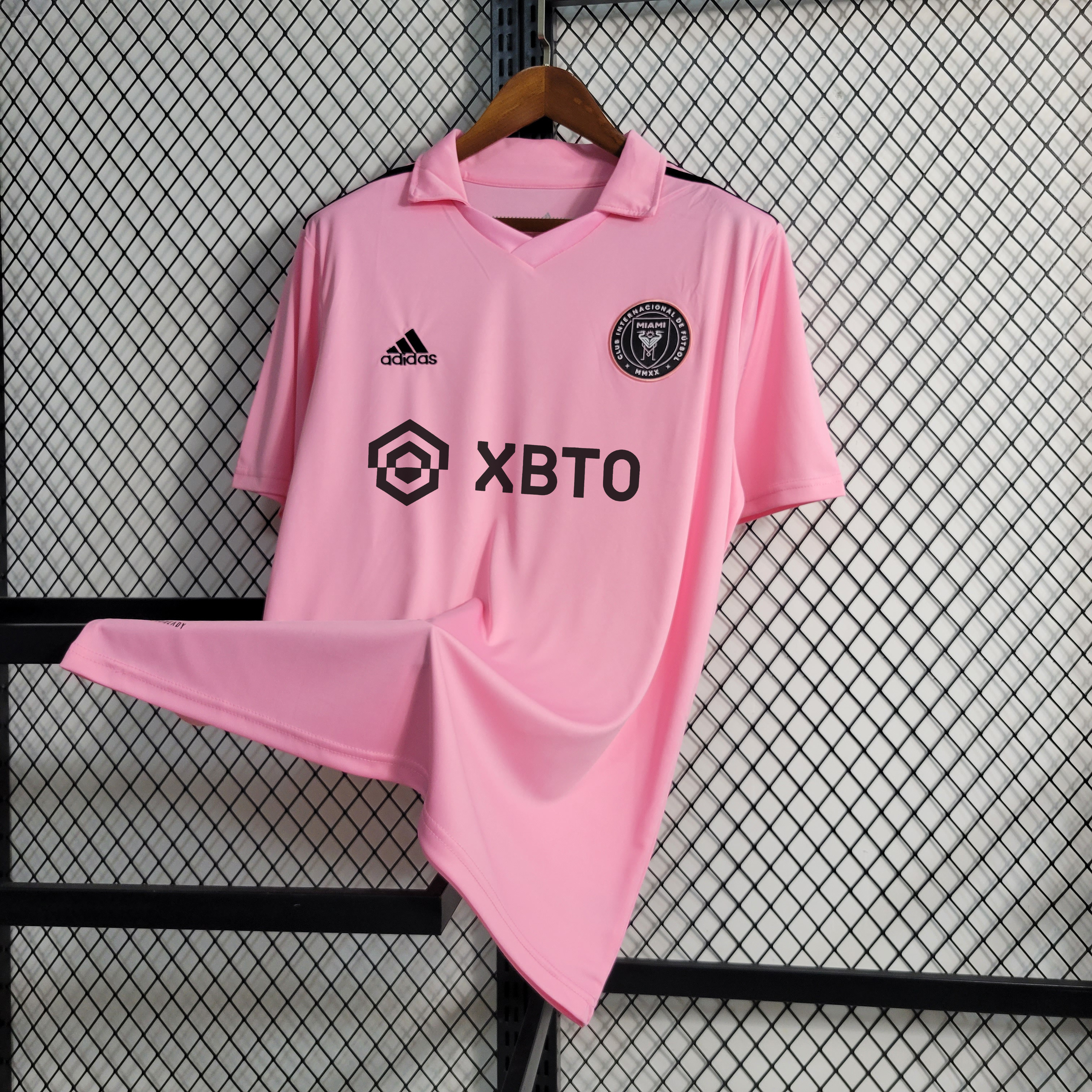 AlphaJersey-MESSI Inter Miami 23/24 Home Jersey Shirt - Fans Version ( Size S-4XL )
