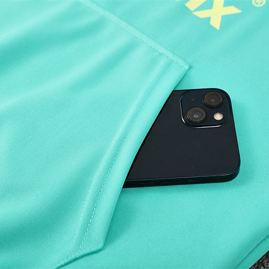 AlphaJersey-Club América 2025 Training Hoodie Set - Green Hoodie and Deep Blue Pants