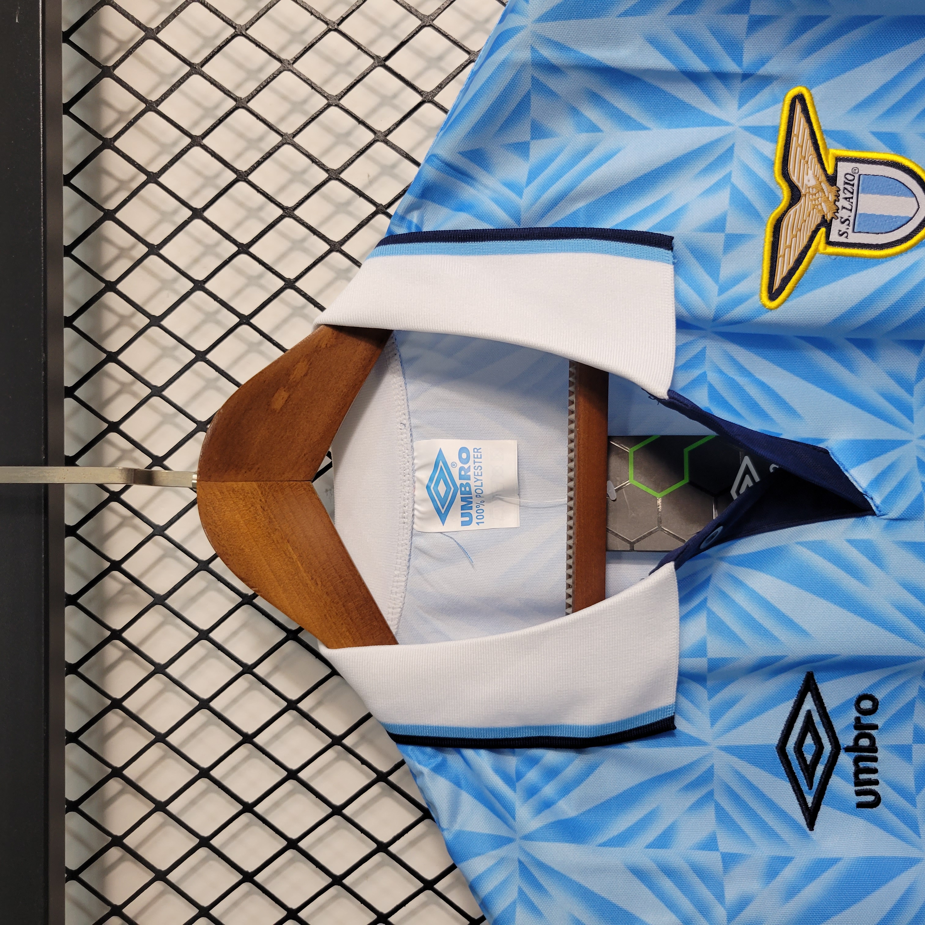 AlphaJersey-Retro Lazio 91-93 Home Stadium Jersey
