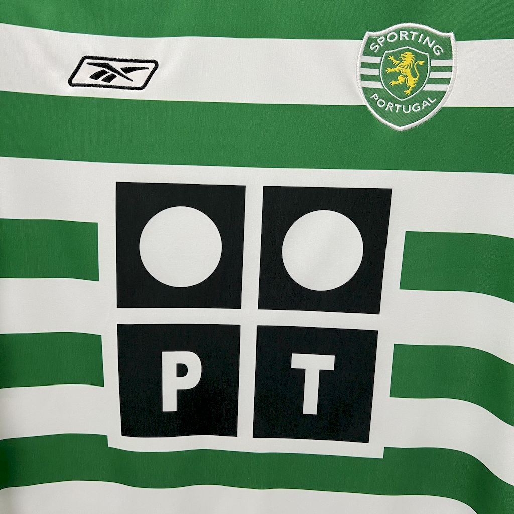 AlphaJersey-Retro Sporting CP 03-04 Home Stadium Jersey
