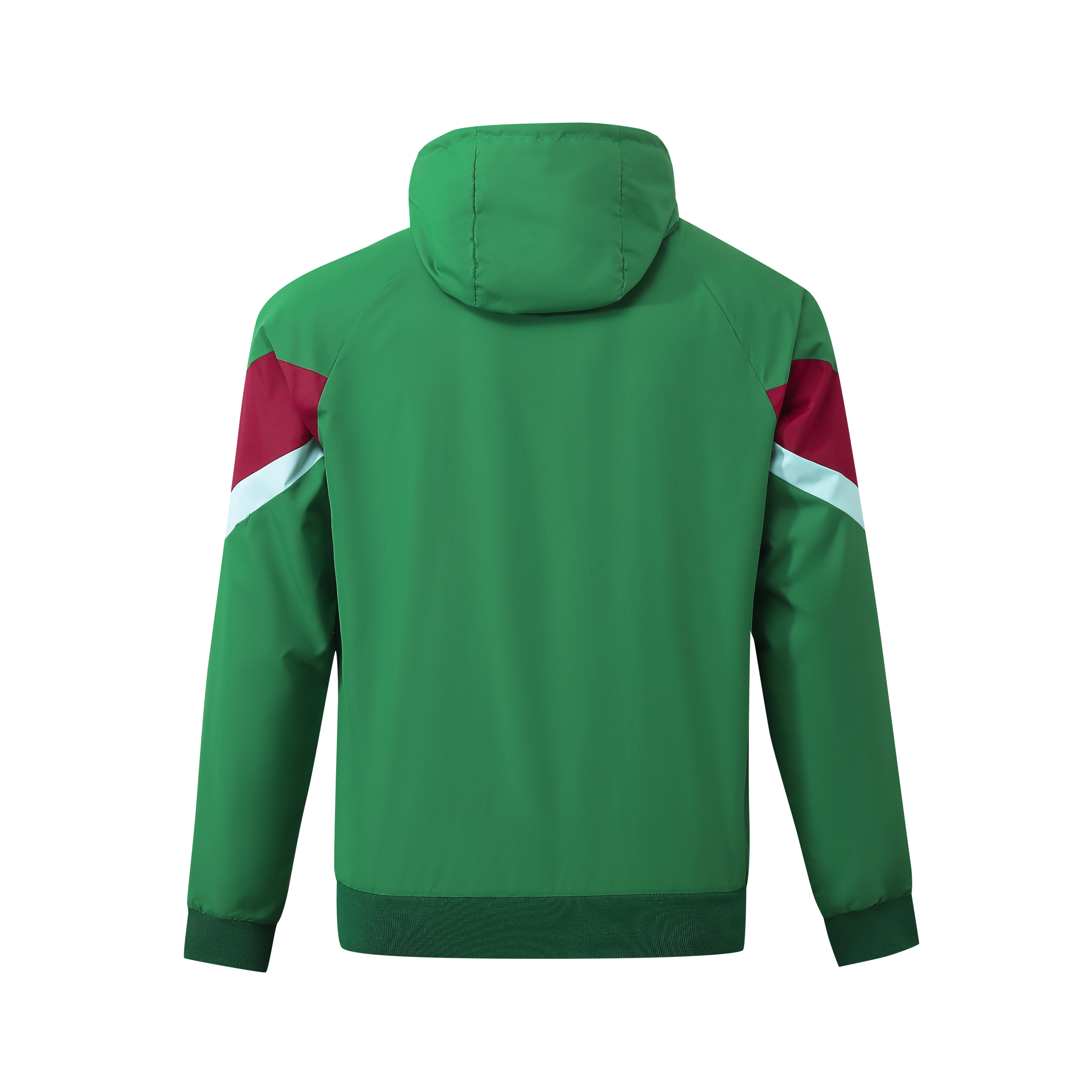 AlphaJersey-Portugal 2024 National Team Anthem Green Hooded Windbreaker - Player Version