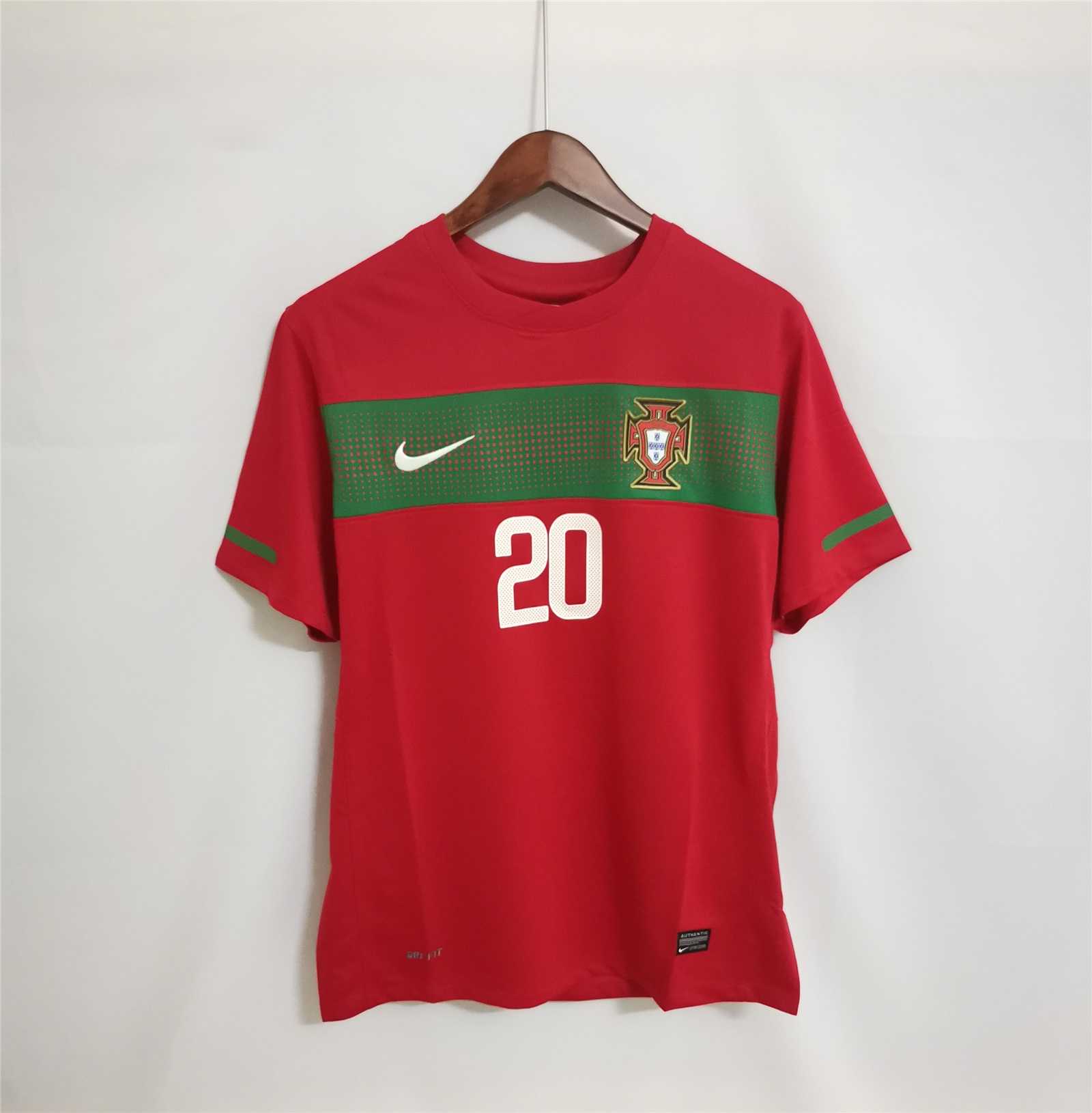 AlphaJersey-Retro Portugal 2010 Home Stadium Jersey