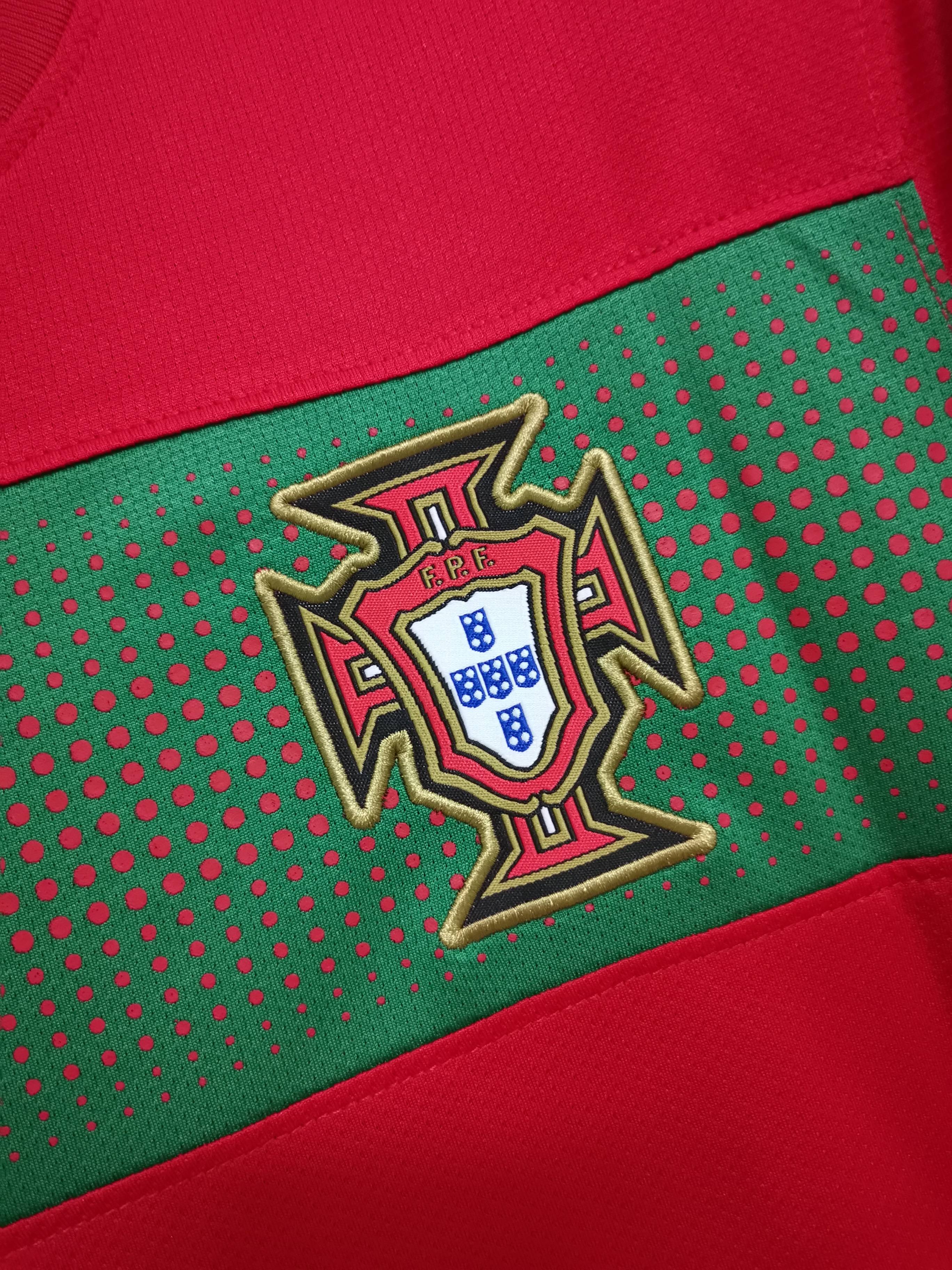 AlphaJersey-Retro Portugal 2010 Home Stadium Jersey